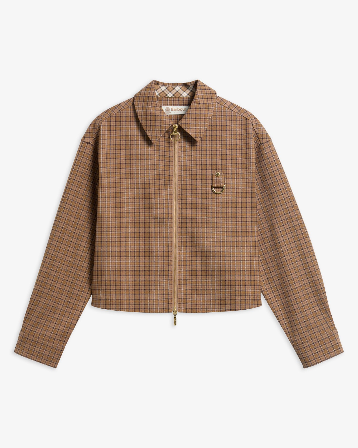 Carville Boxy Shirt Muted Tartan