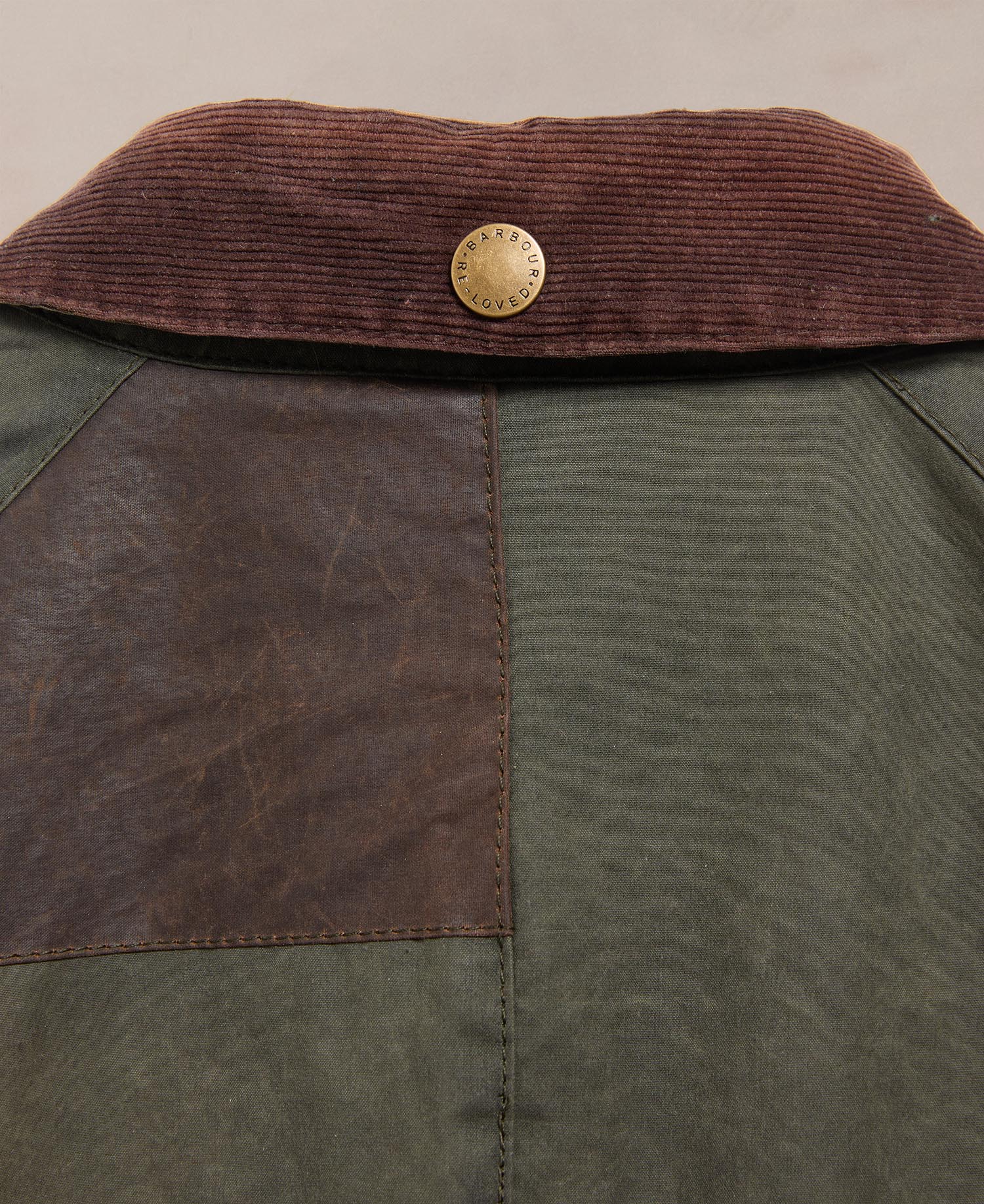 Barbour Re-loved Men's Ashby Waxed Jacket - Size XL Sage