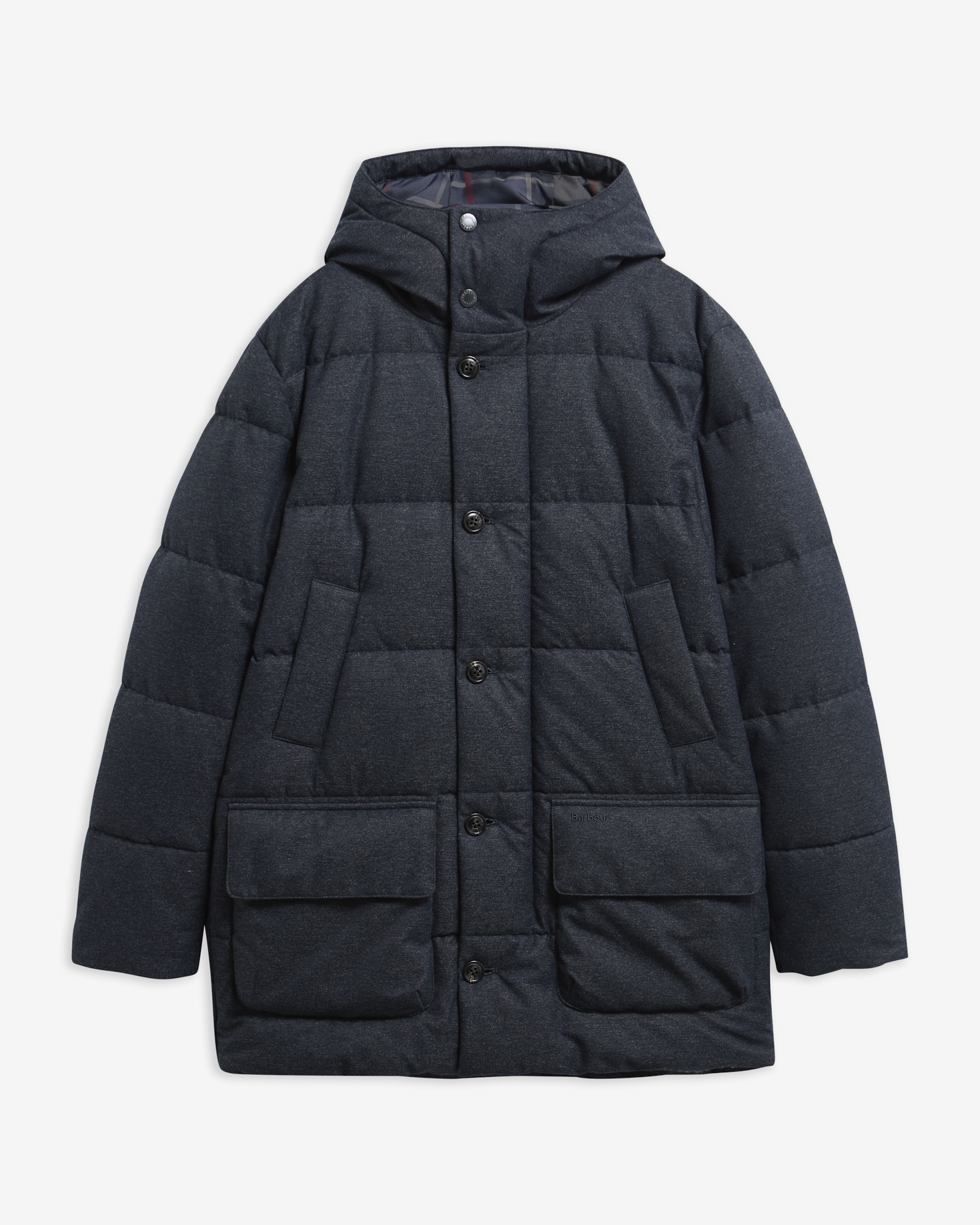 Winter Bedale Puffer Jacket Dark Navy