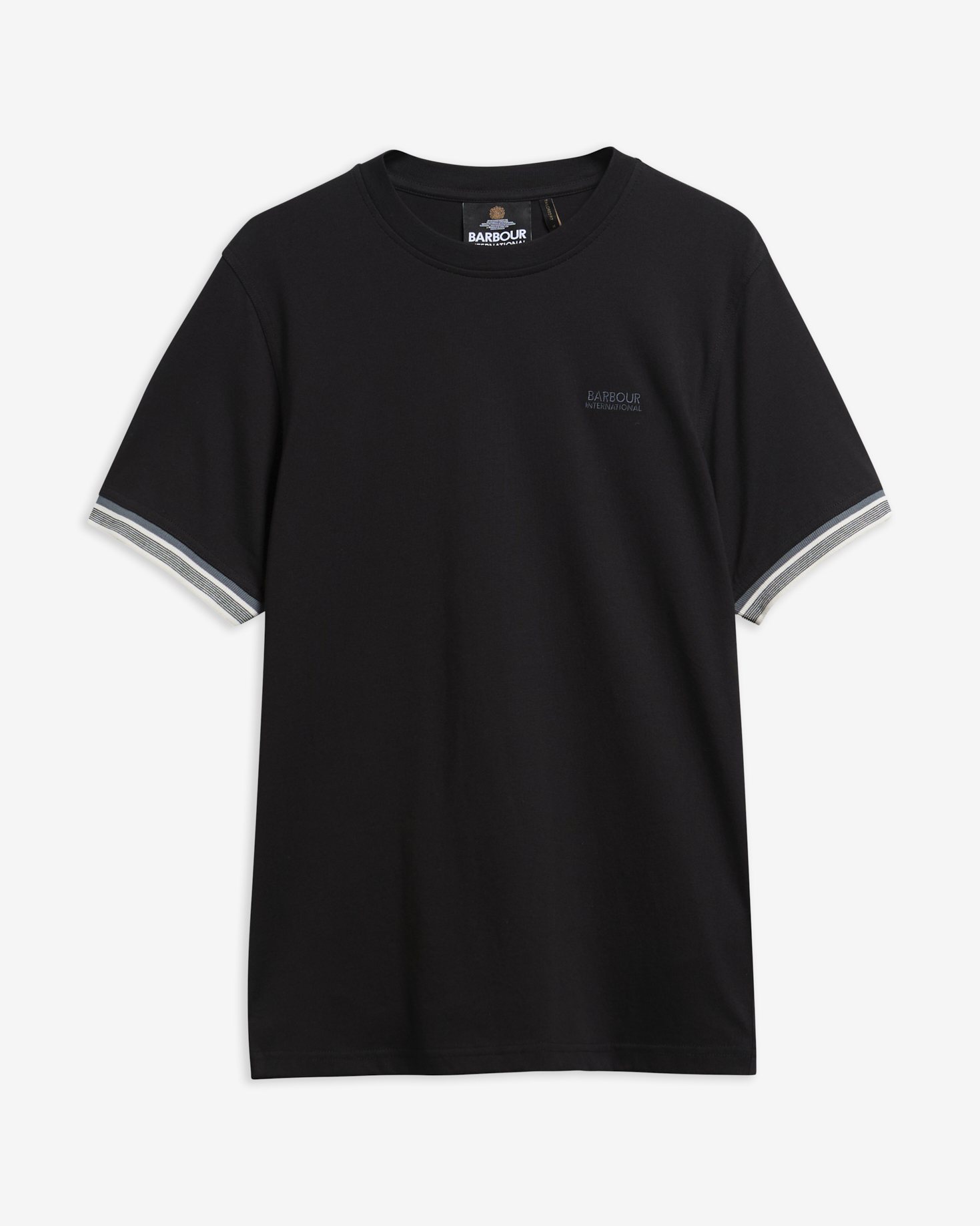 Newport Tipped T-Shirt Black