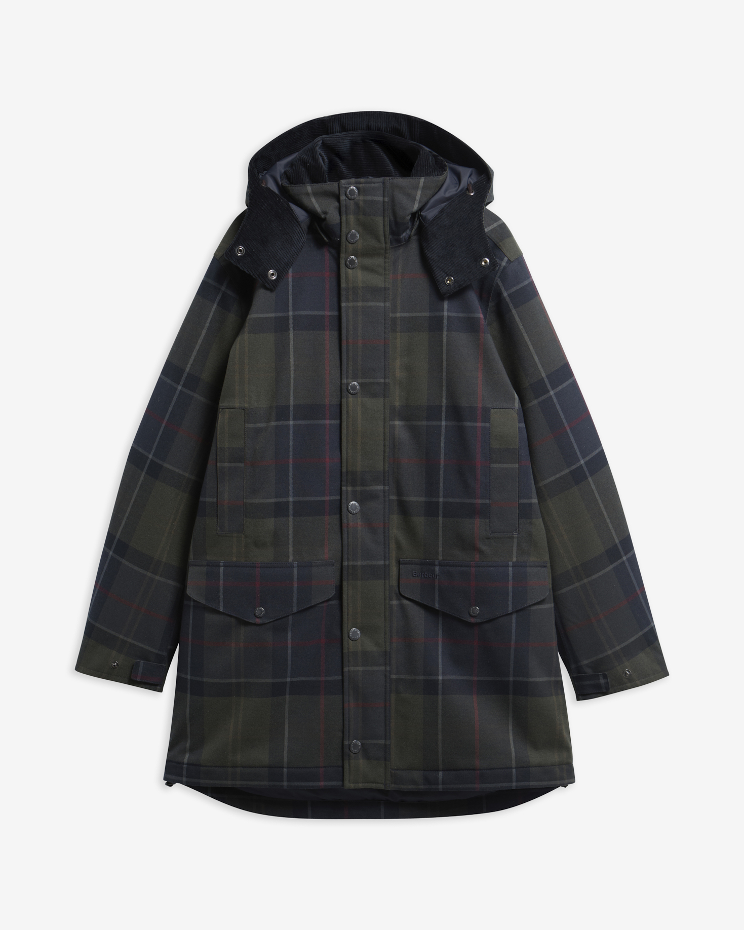 Barbour Jacke Lonnen Tartan Waterproof Shadow Classic Tartan