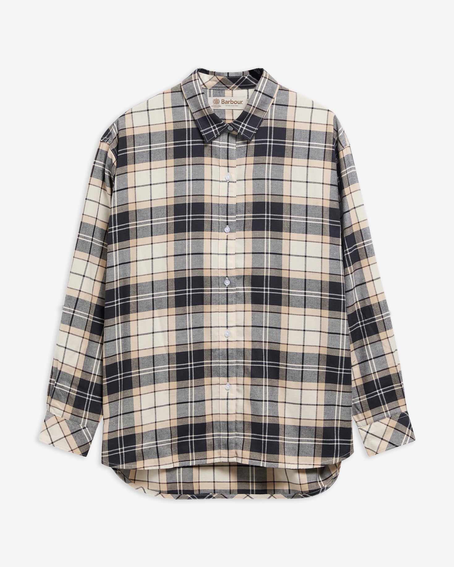 Camicia con vestibilit&agrave; rilassata Elishaw Lt Birchwood Tartan
