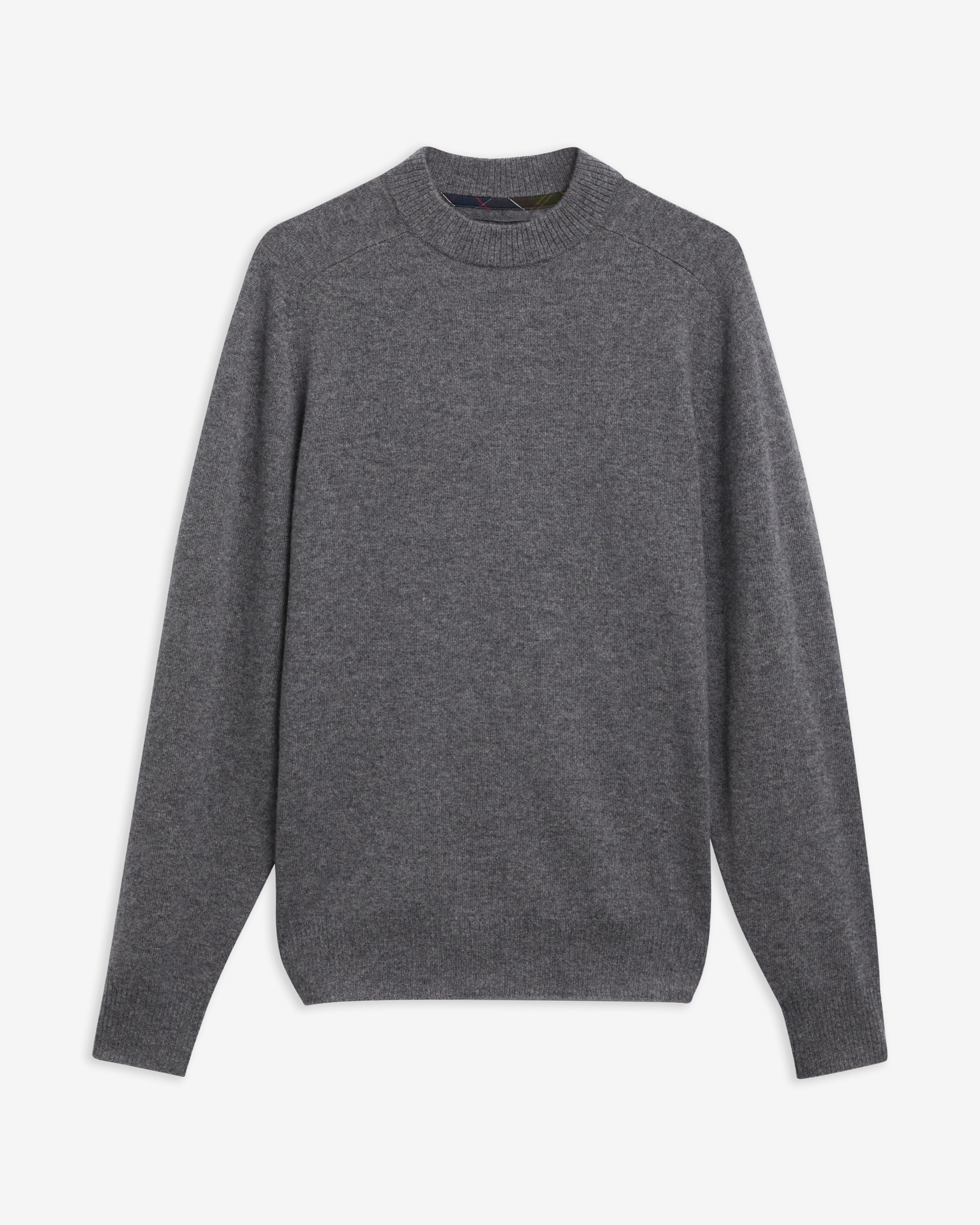 Pure Cashmere Crew Neck Jumper Pewter