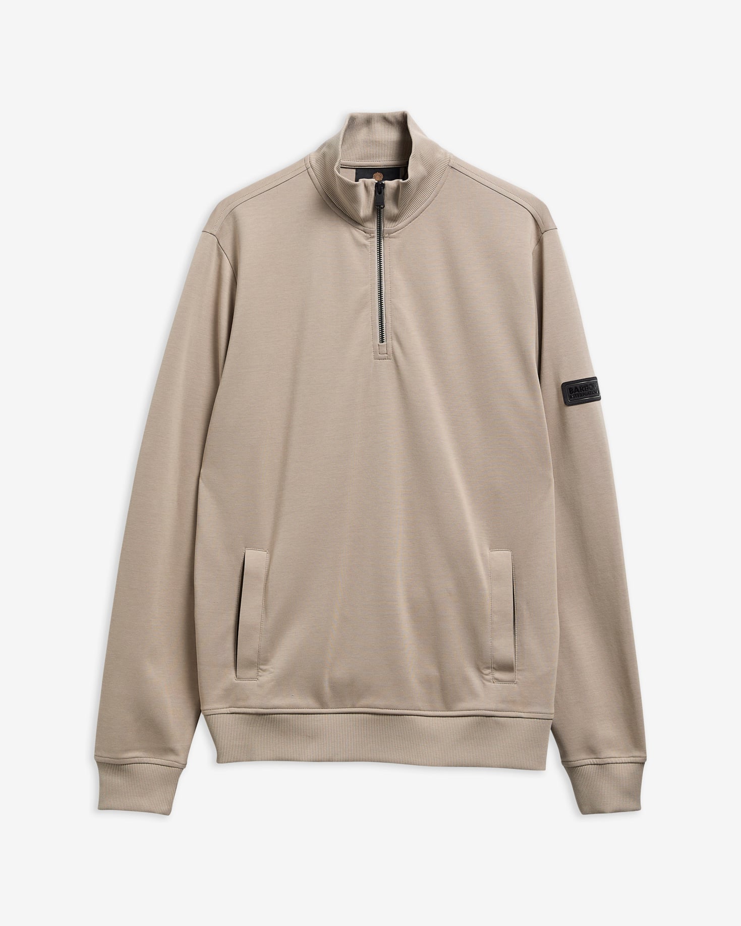 Ilford Interlock Quarter-Zip Sweatshirt Concrete