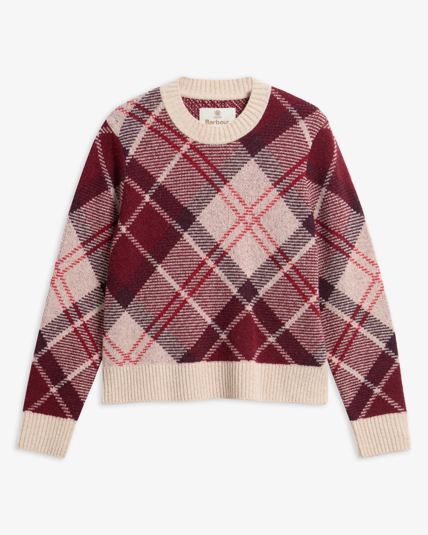 Barbour Wollpullover Stevie Tartan Multi