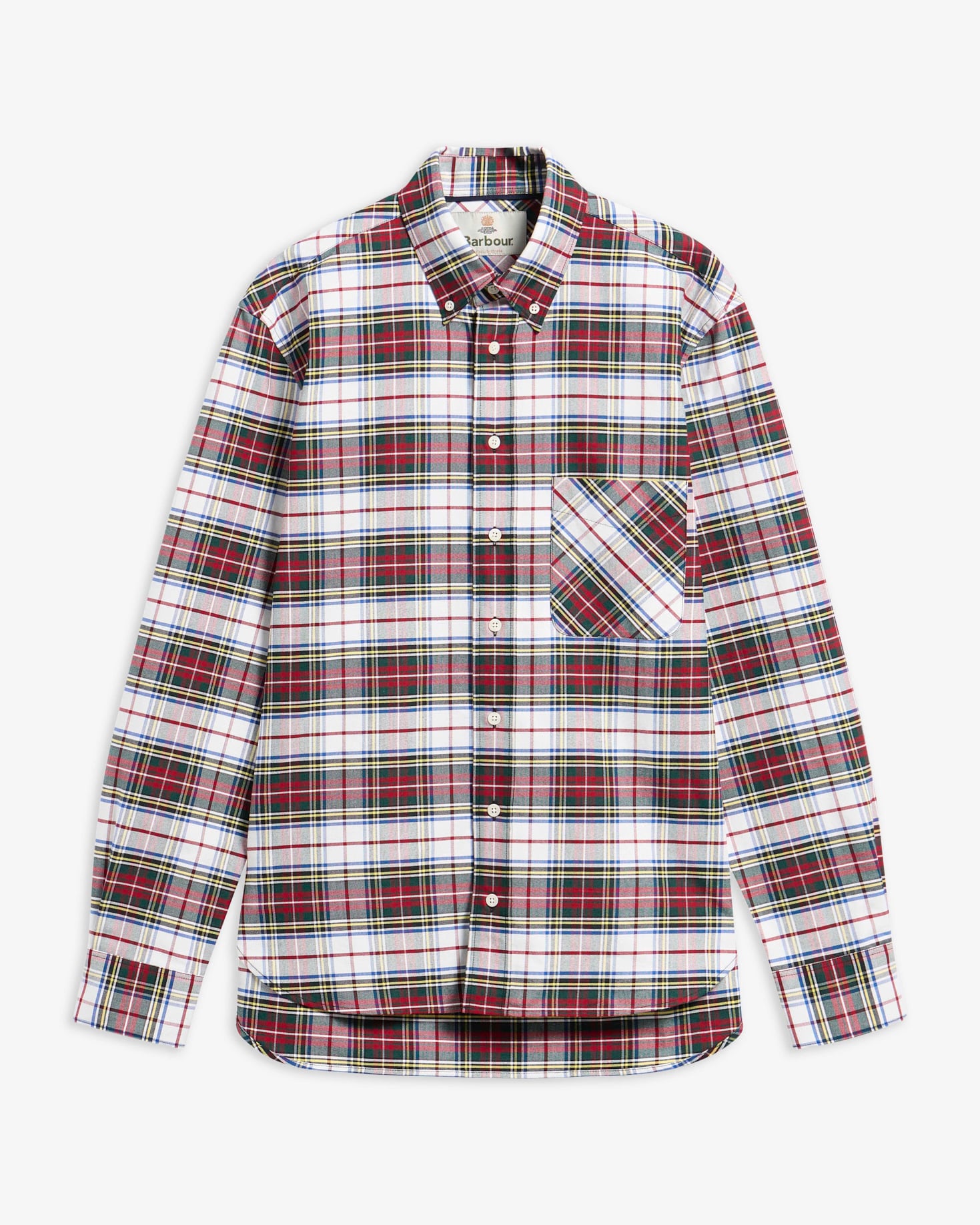 Barbour Hemd Tay Authentic Fit Red