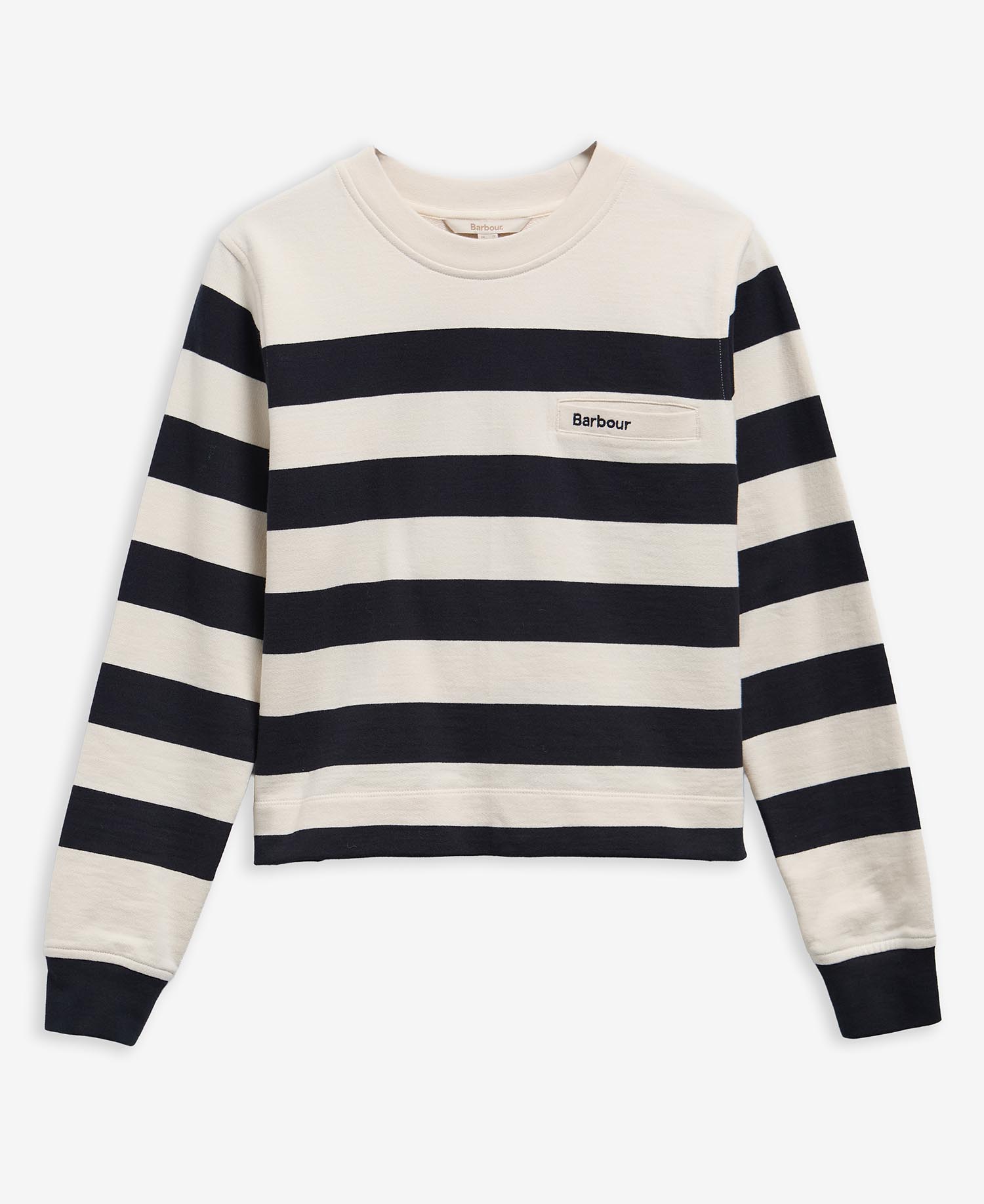 Felpa Aylesby con motivo a righe Dark Navy/Cloud Stripe
