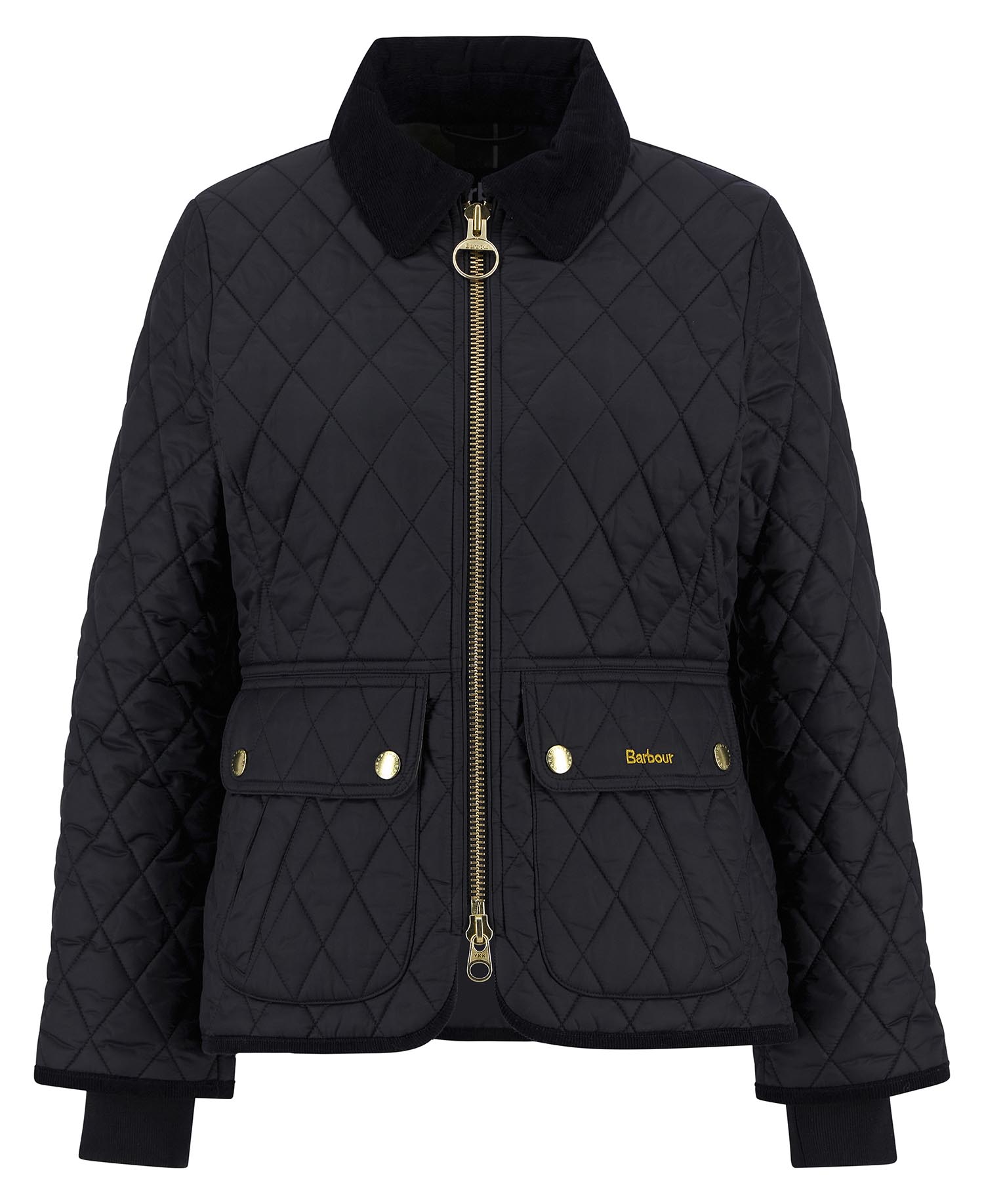 Giacca trapuntata Beadnell dalla vestibilit&agrave; aderente Black/Classic