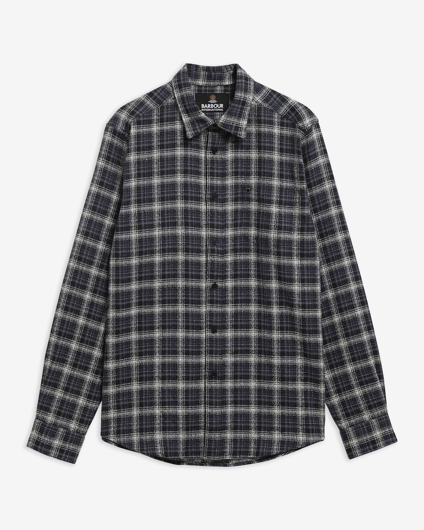 B.Intl Hemd Transverse Tailored Black