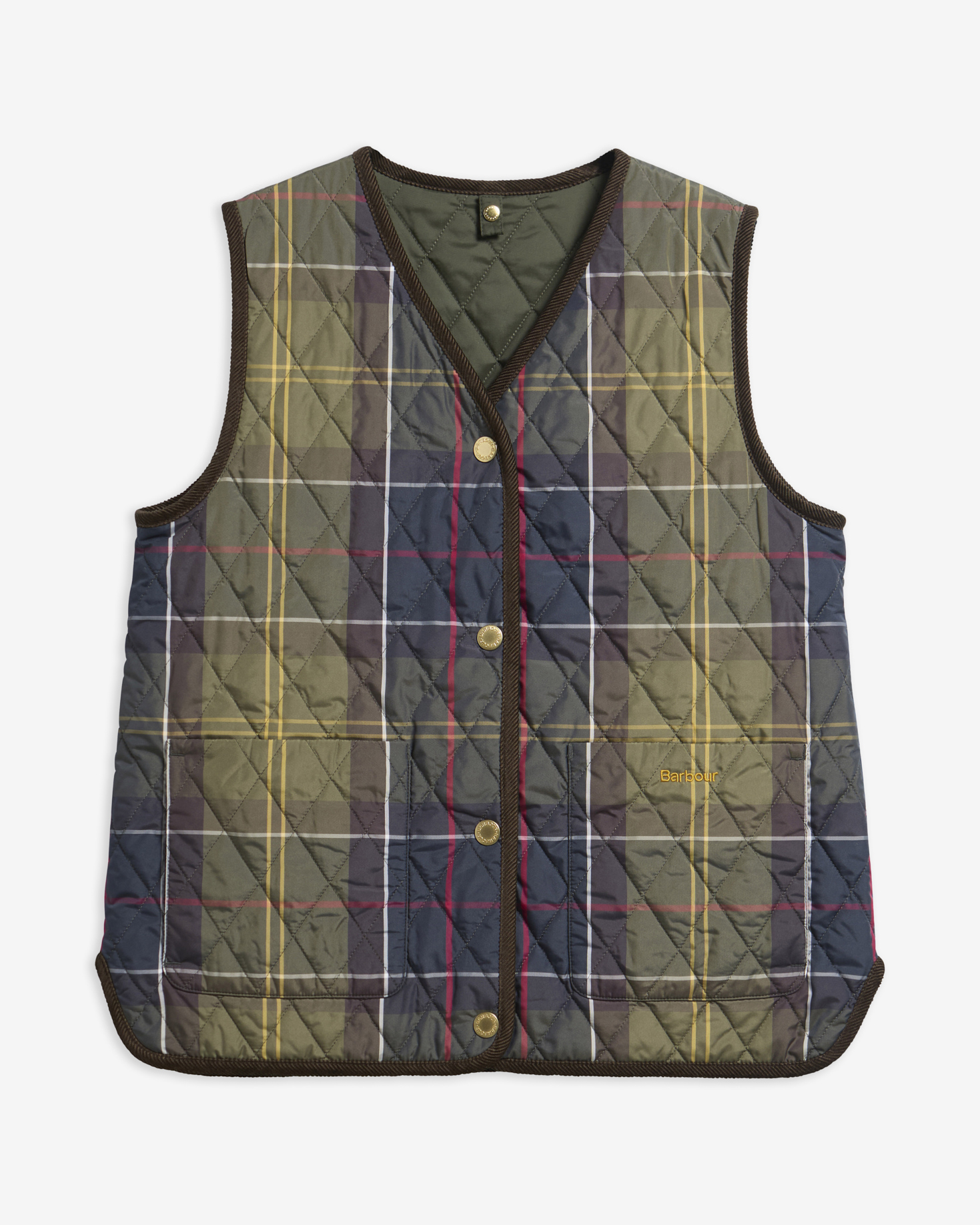 Barbour Innenfutter Reimagined Icons Reversible Tartan Olive/Classic