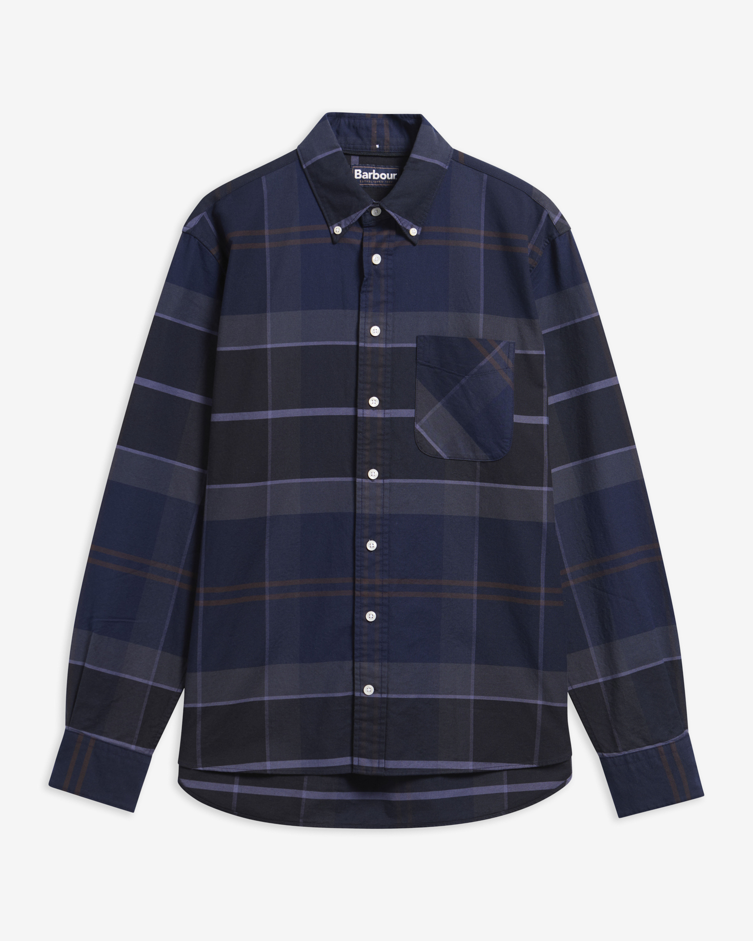 Mineral Tartan Dunoon Authentic-Fit Shirt Midnight Loch