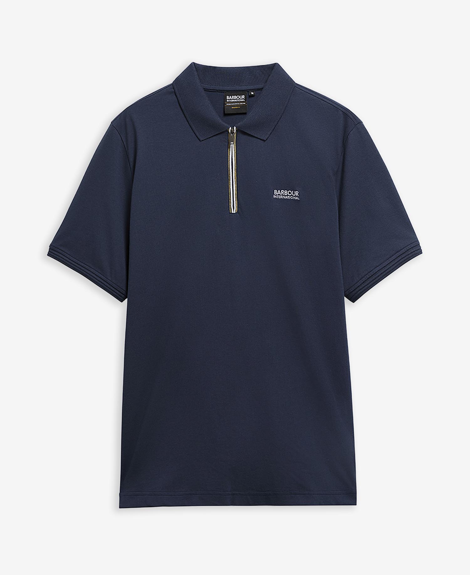 Ashmann Tipped Polo Shirt Oxford Navy