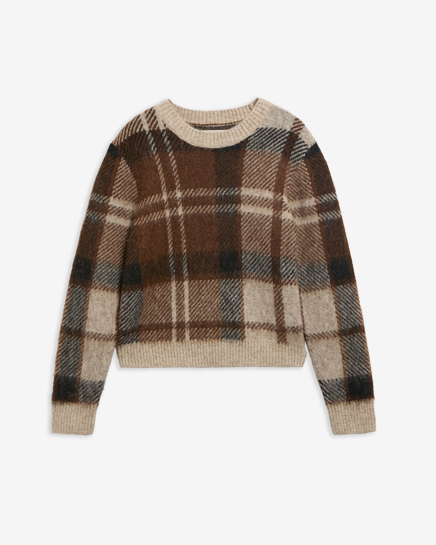 Glendyn Tartan Crew Neck Jumper Multi