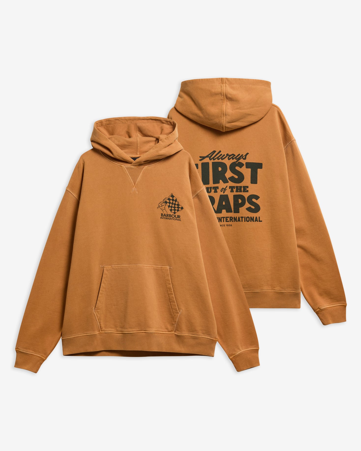 Eric Graphic Hoodie Honey