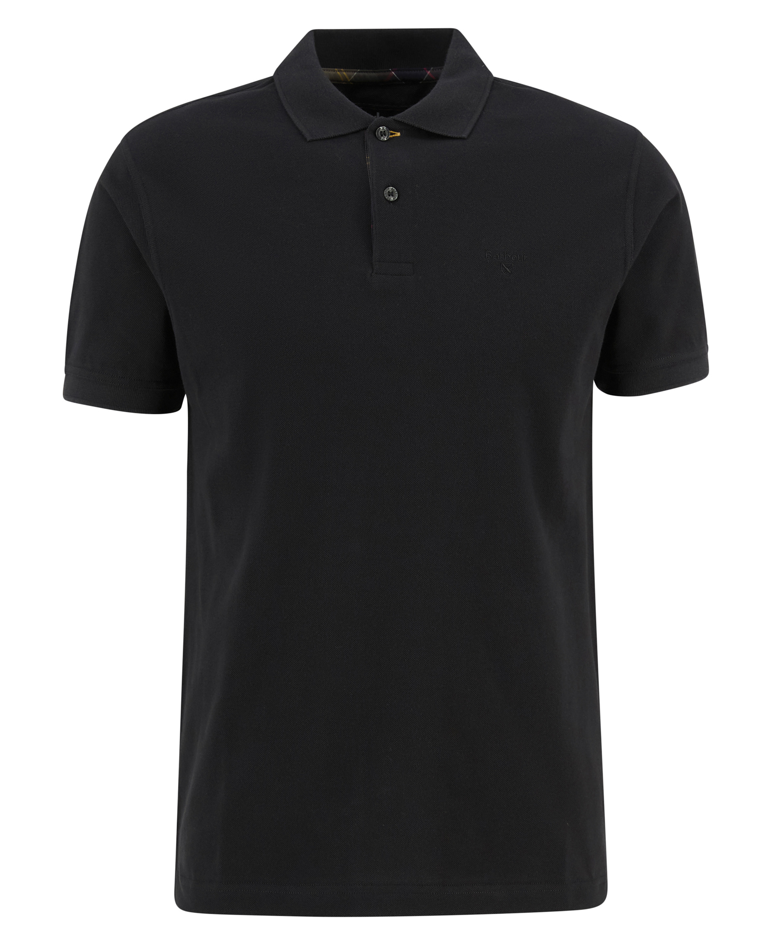 Pima Cotton Tailored Polo Black
