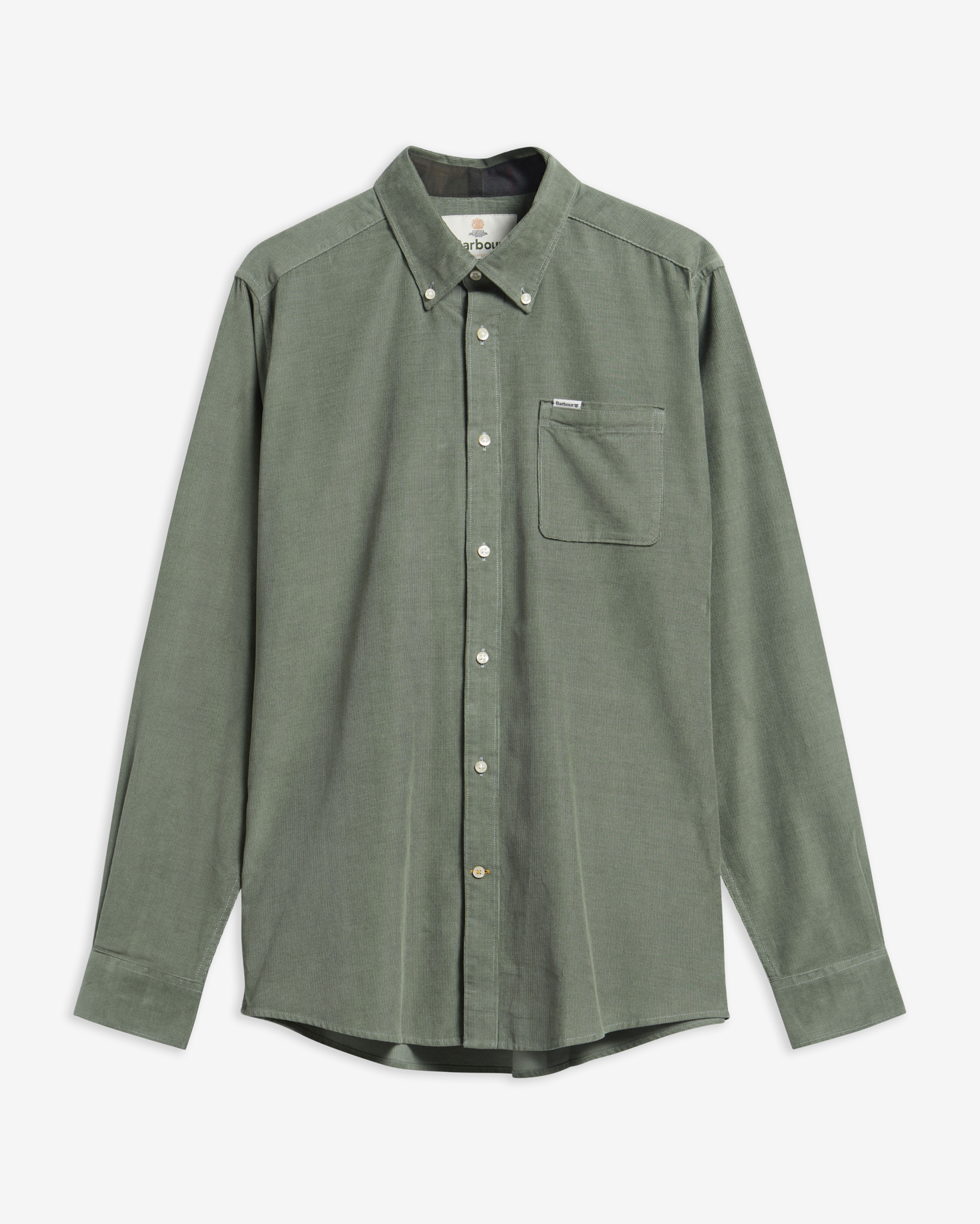 Ramsey Tailored Long-Sleeved Shirt Agave Green
