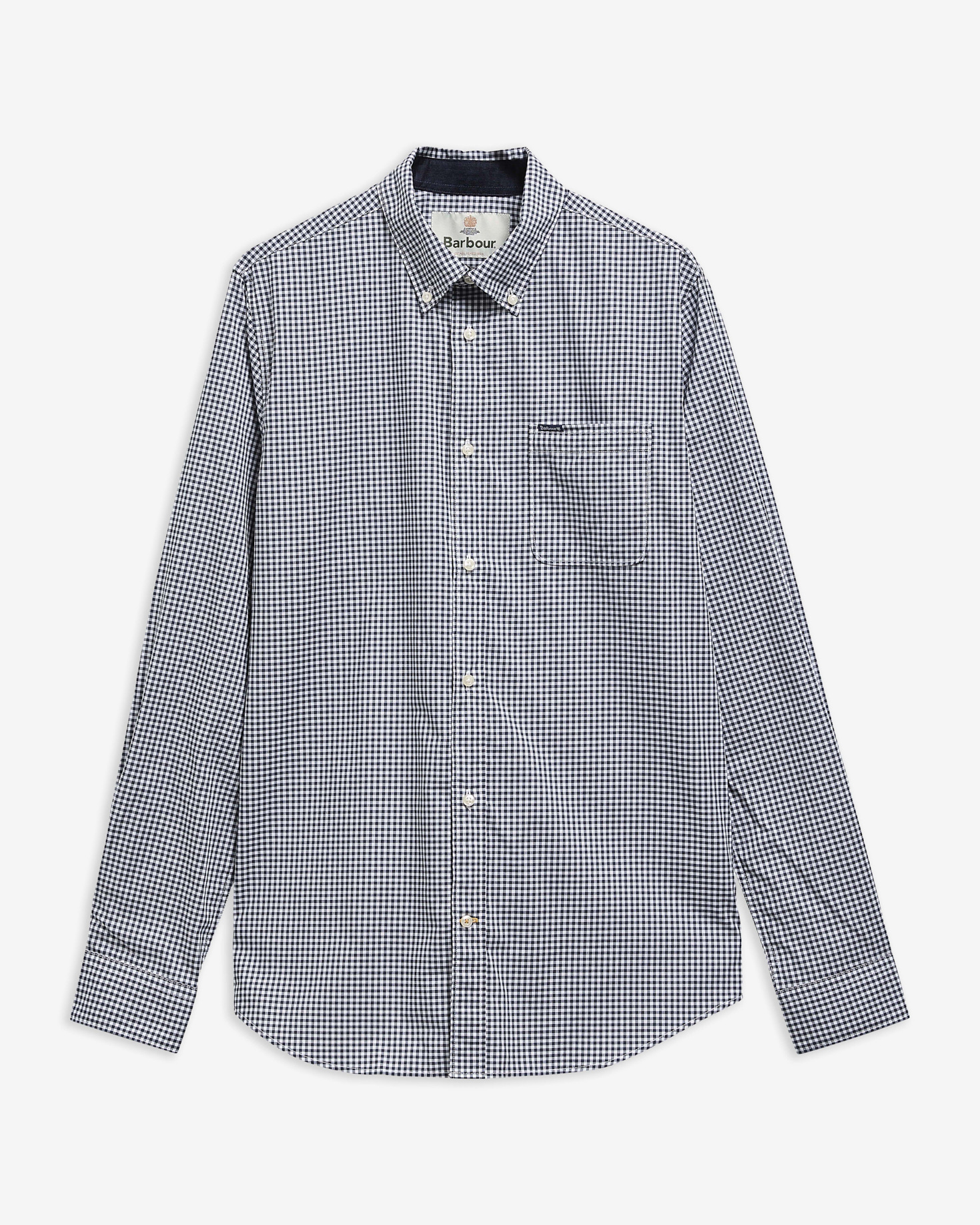 Harbourwall Tailored Long-Sleeved Shirt Navy