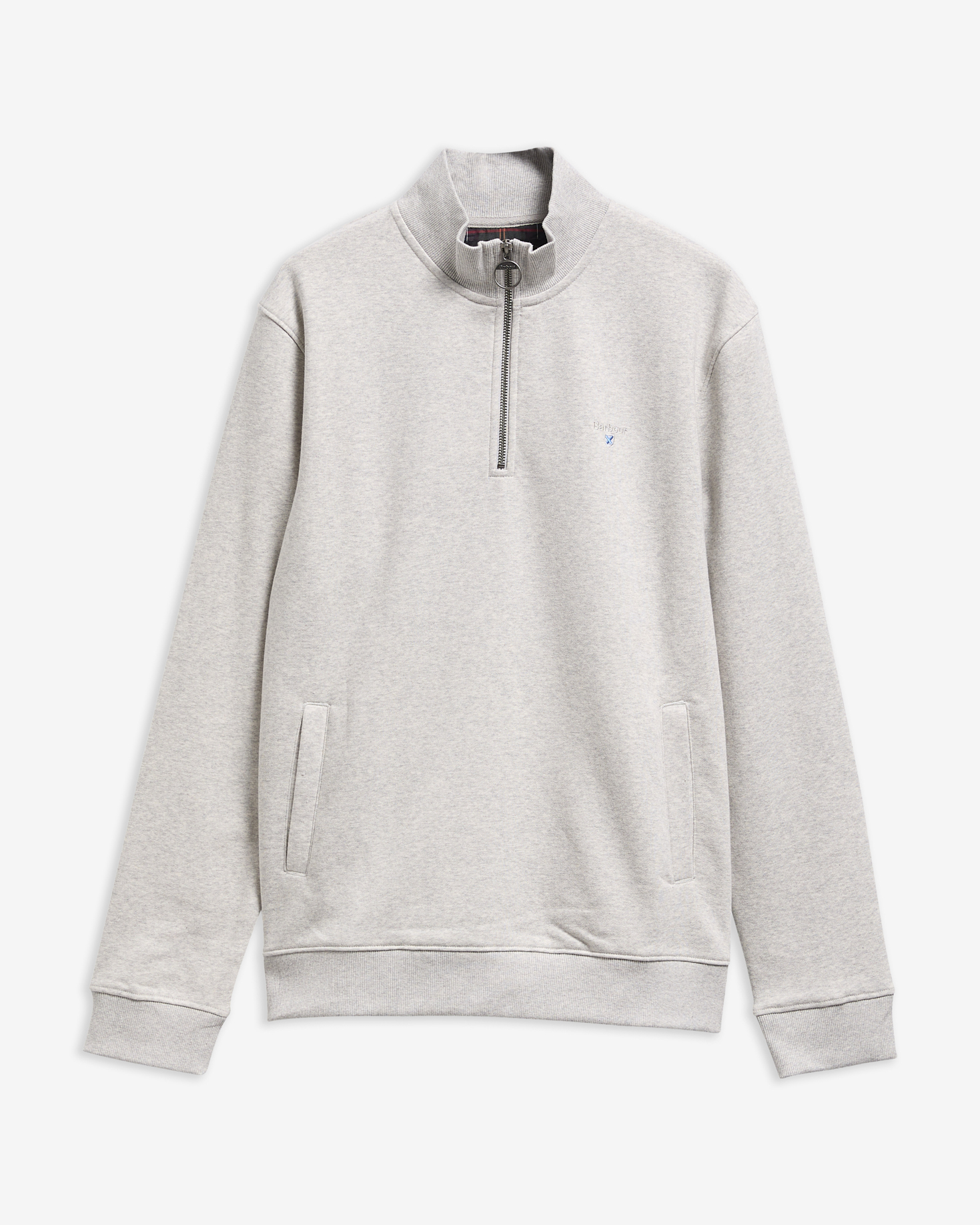 Barbour Sweatshirt Desmond Half-Zip Grey Marl