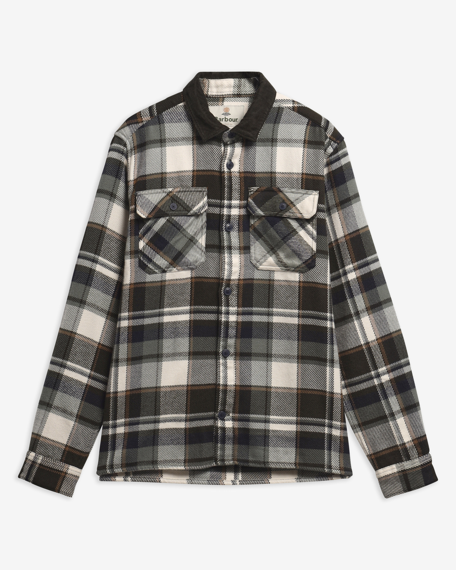 Grasmoor Relaxed Long-Sleeved Shirt Mid Olive