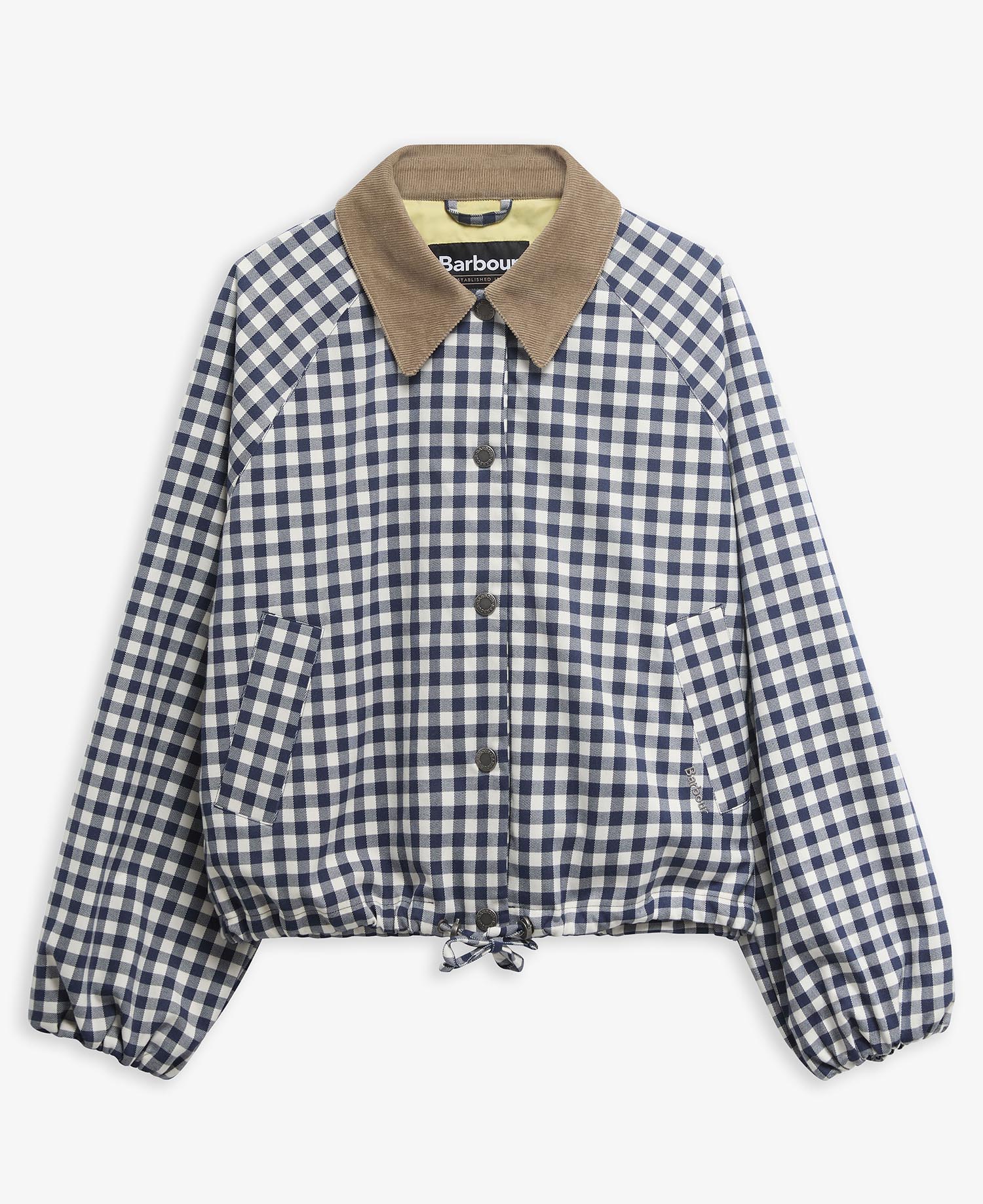 Freizeitjacke Ovingham Gingham Navy/ Neutral