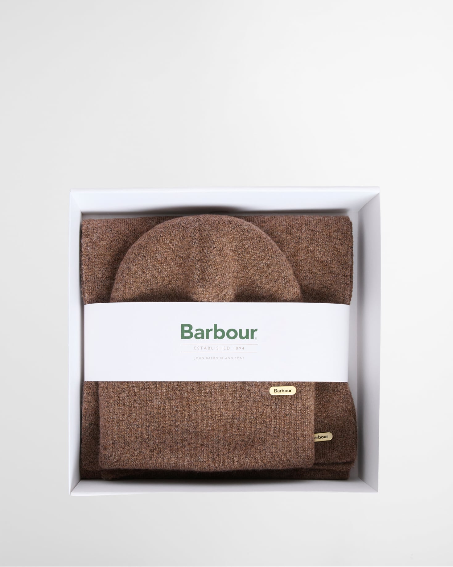 Geschenkset Beanie & Schal Winona Mocha