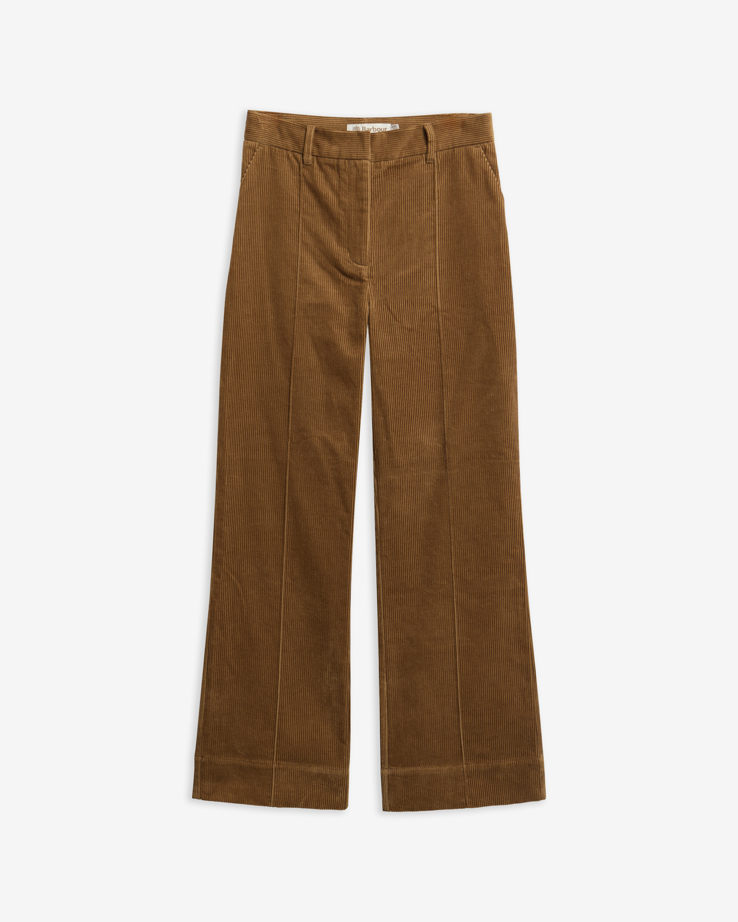Emmy Cord Flared Trousers Tan