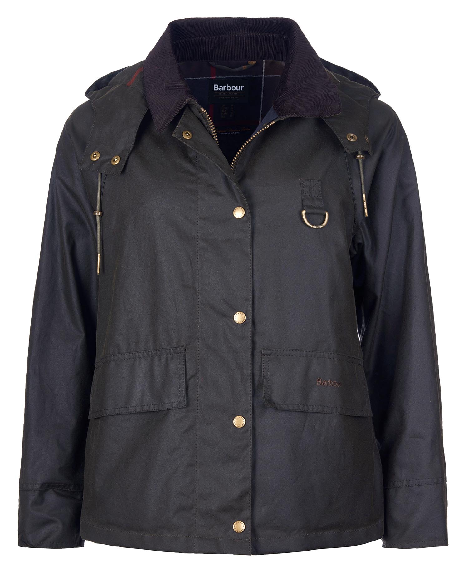 Avon Waxed Jacket Olive-Classic