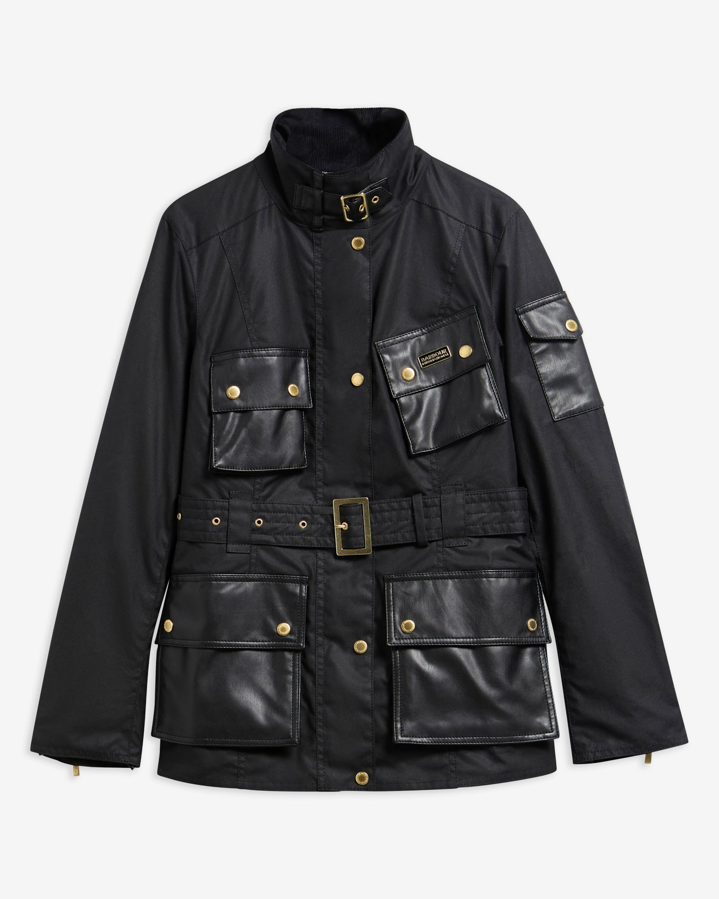 B.Intl Wachsjacke International Heritage Black/Northumberland Check