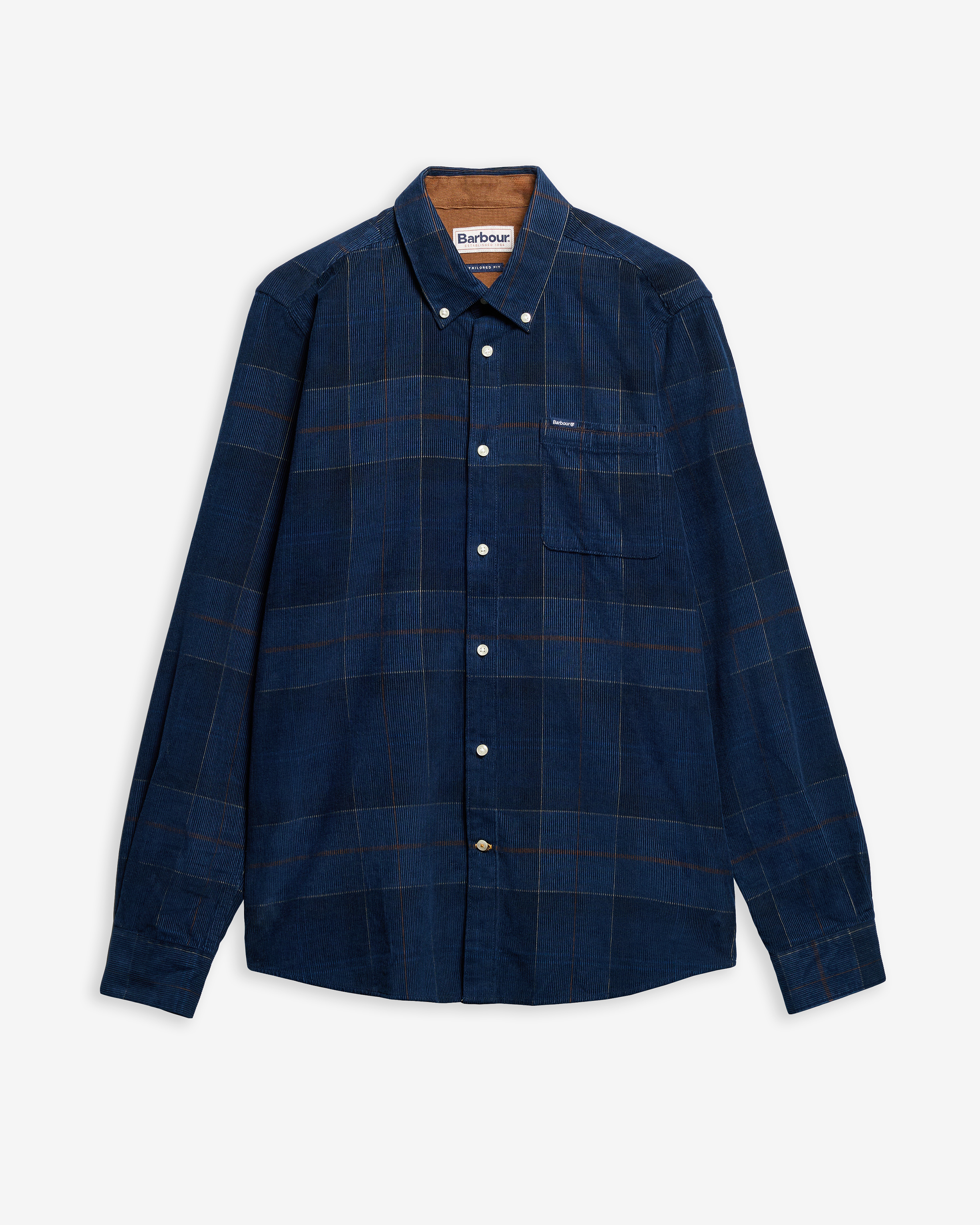 Blair Tailored Long-Sleeved Shirt Midnight Tartan