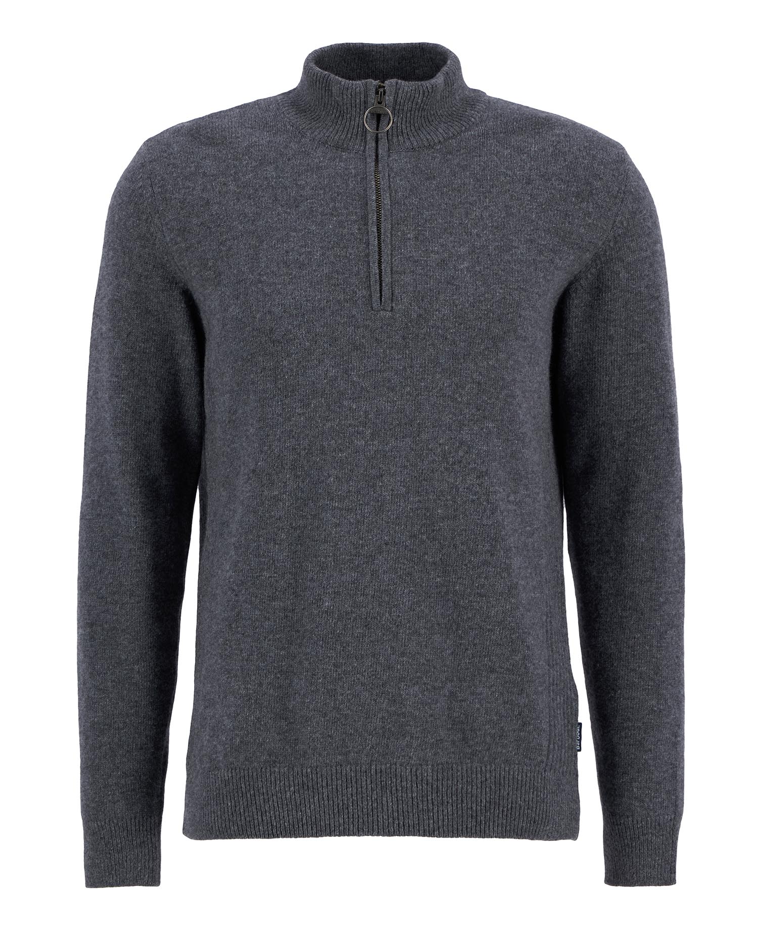 Holden Quarter-Zip Jumper Mid Grey Marl