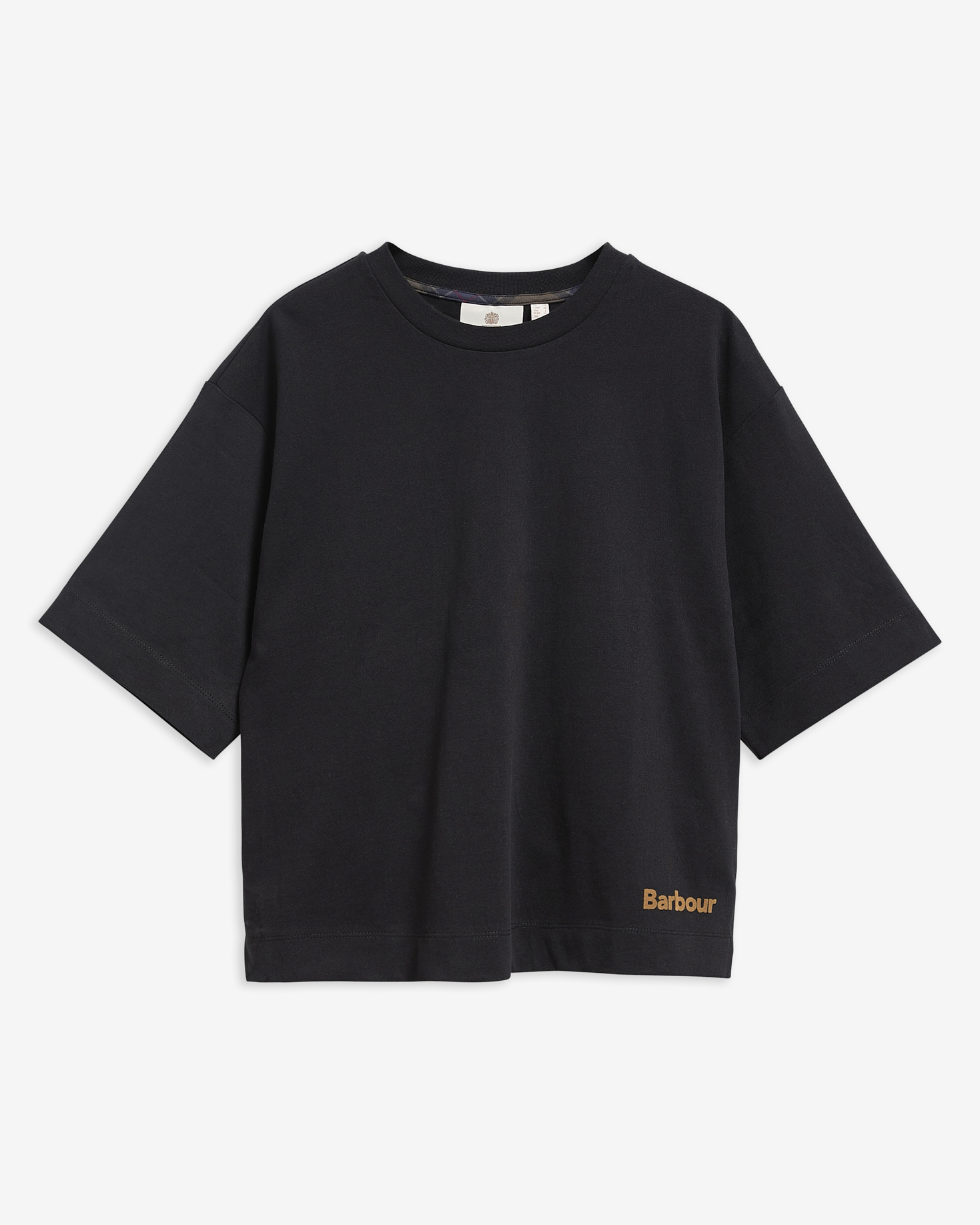 Barbour T-Shirt Willowmere Oversized Black