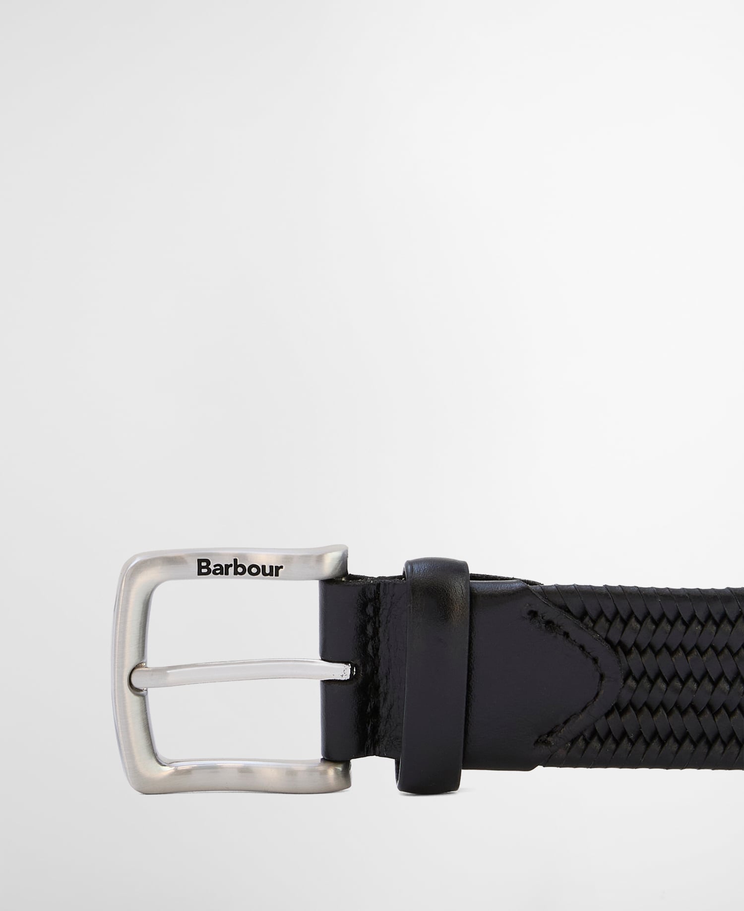 Lederg&uuml;rtel Stretch Black