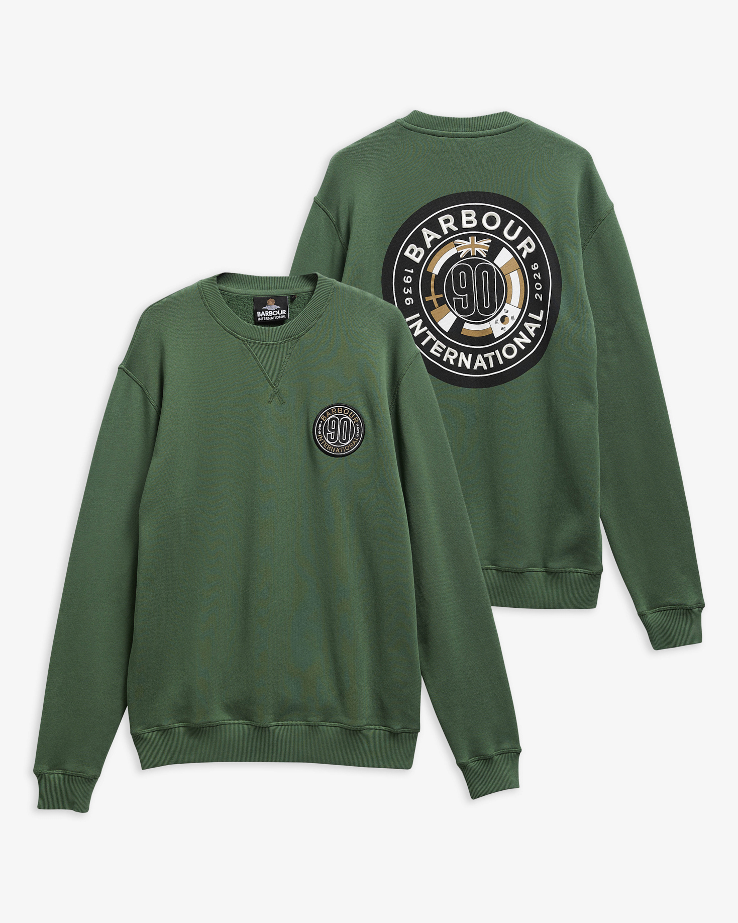 90th Anniversary Graphic Sweatshirt Racing Green