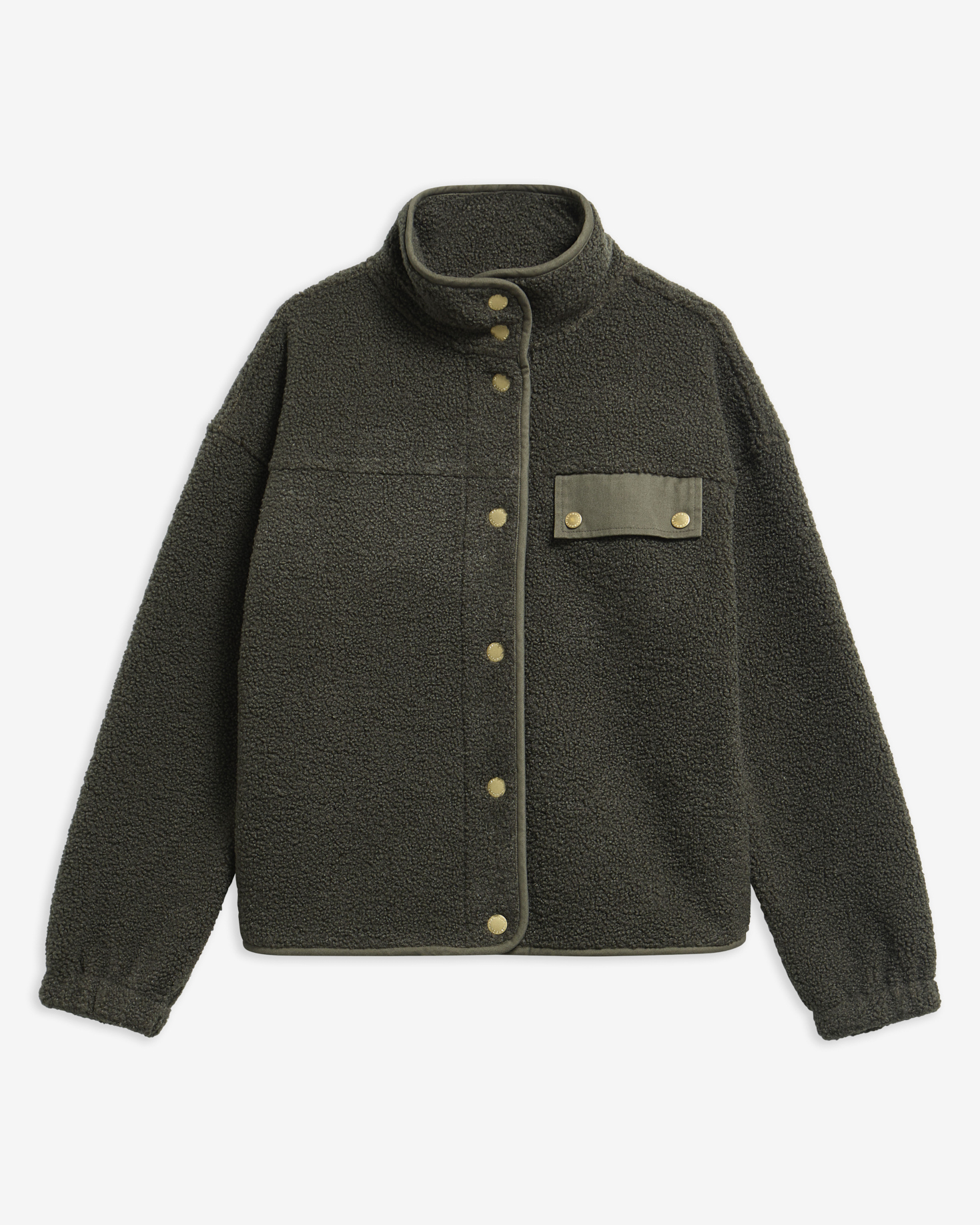 Mabel Fleece Olive