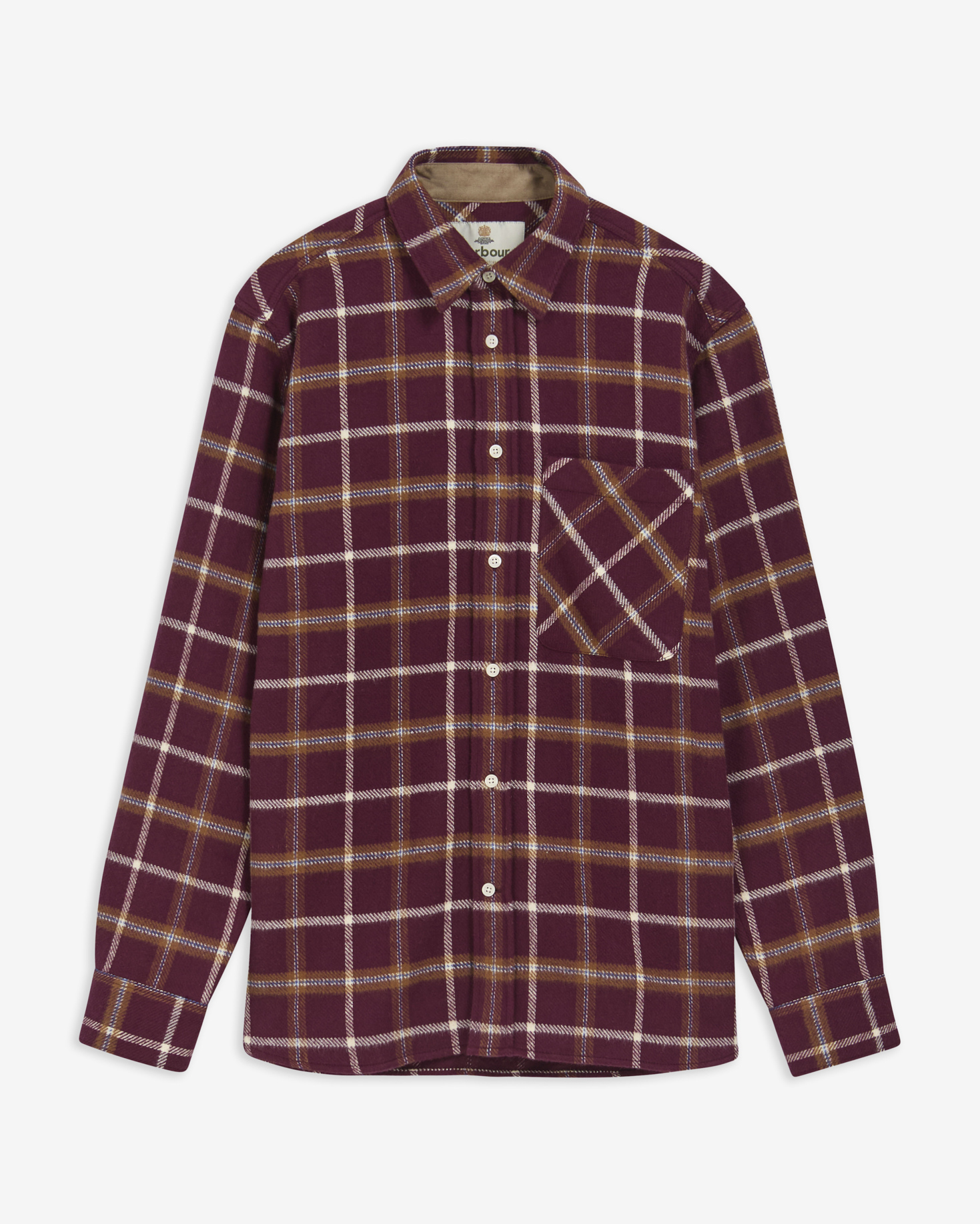 Hetton Authentic Fit Long-Sleeved Shirt Port