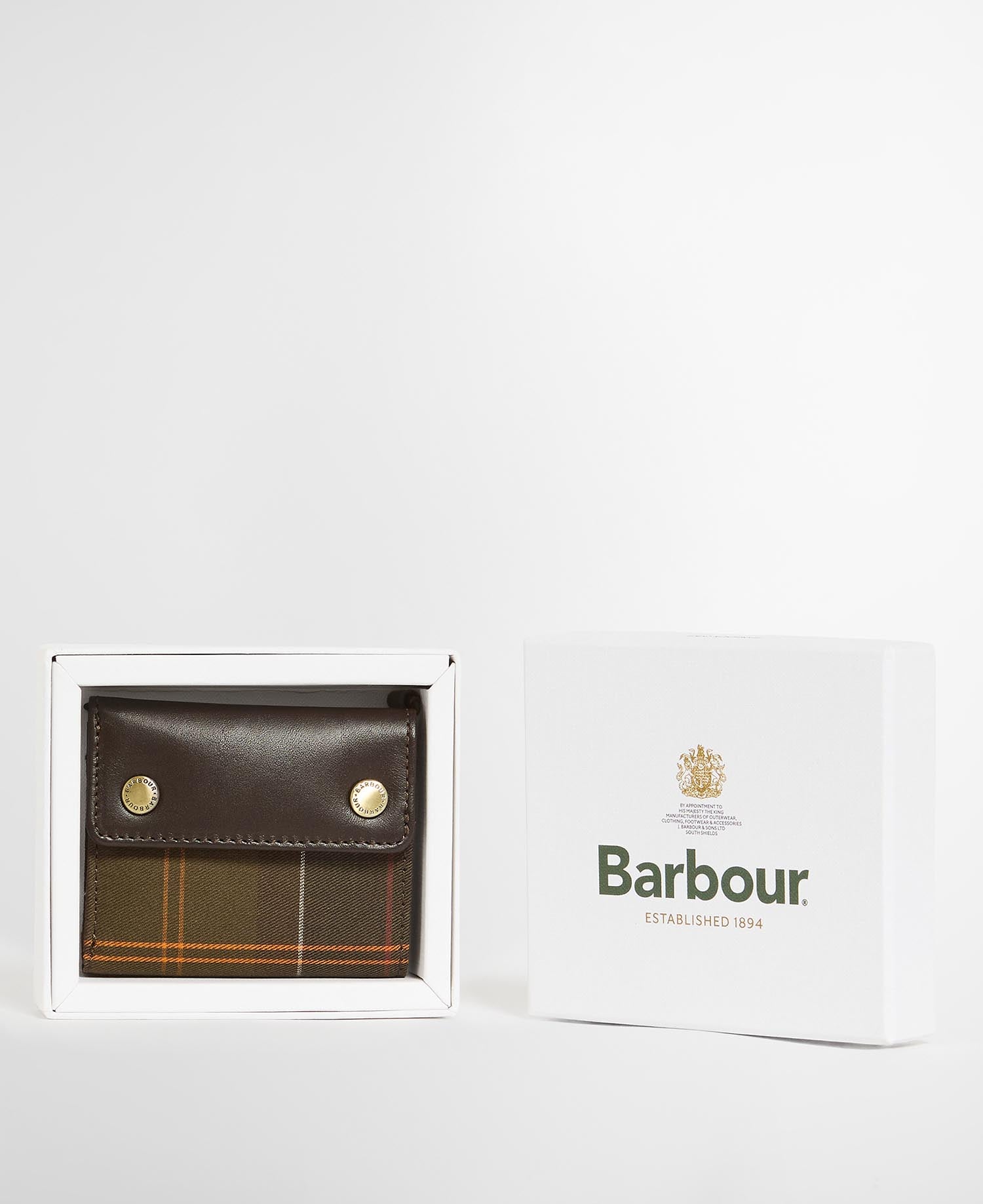 Barbour Lederportemonnaie Benslie Tartan Classic Tartan/Brown