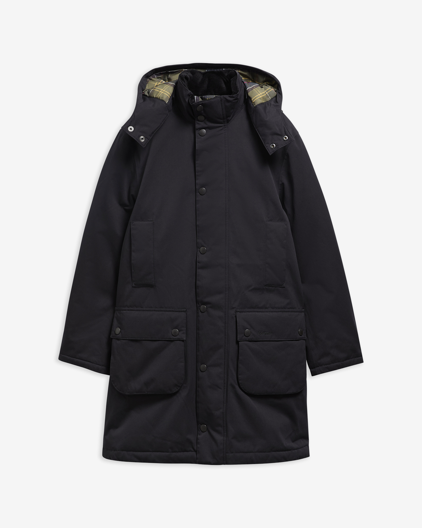 Piumino d'oca impermeabile oversize Border Black