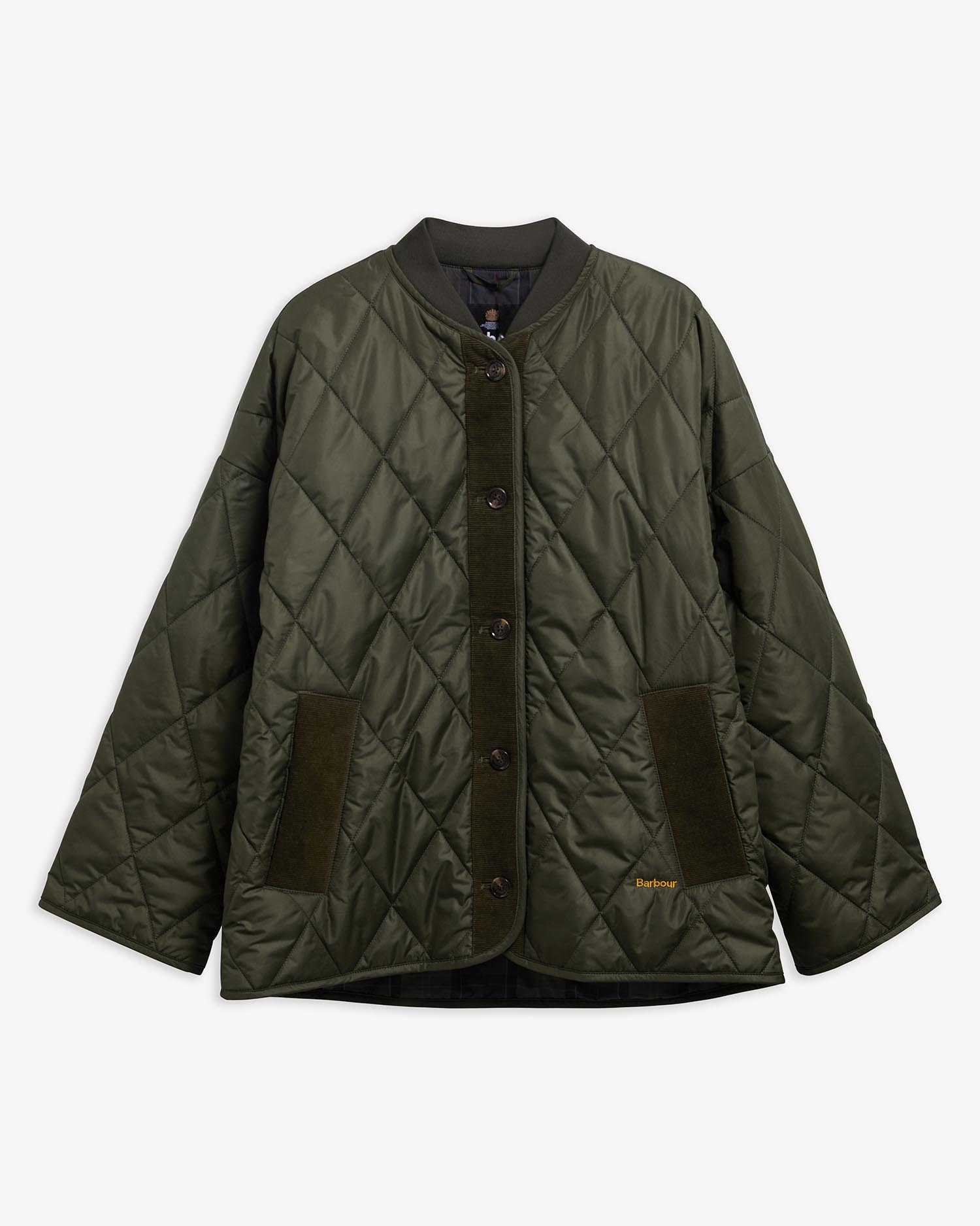 Barbour Steppjacke Abercorn Olive/Shadow Classic
