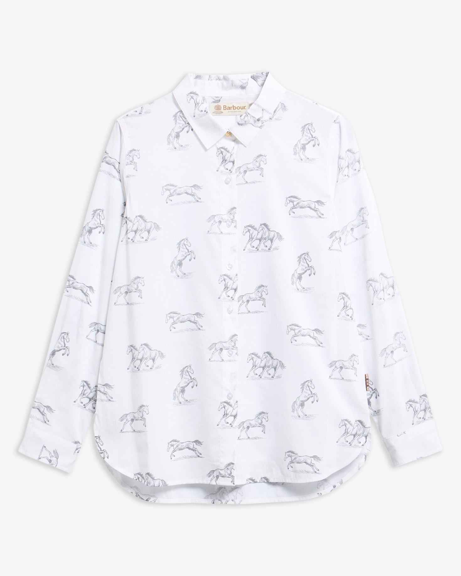 Safari Relaxed Long-Sleeved Shirt Multi Horse