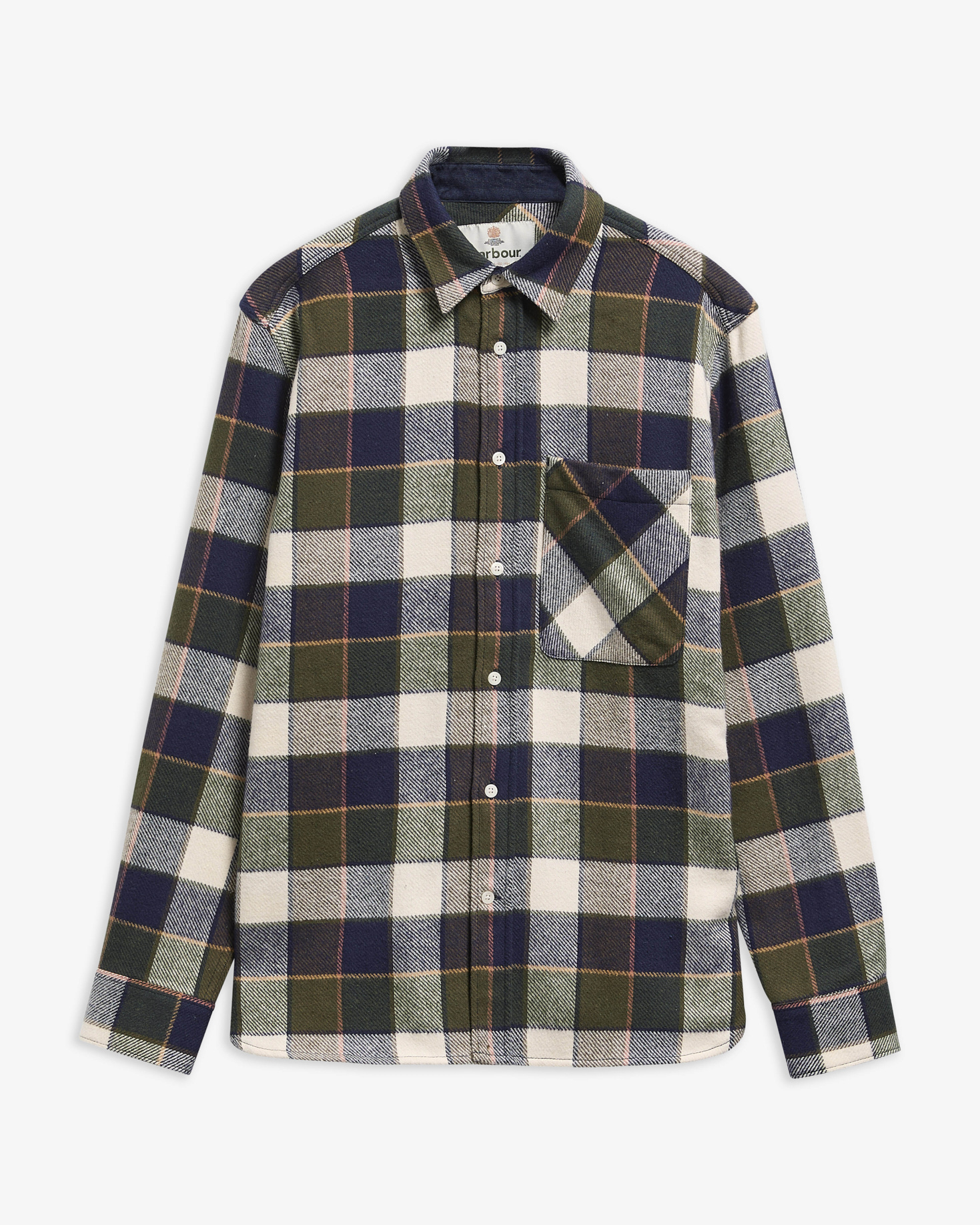 Barbour Hemd Bannock Authentic Fit Olive