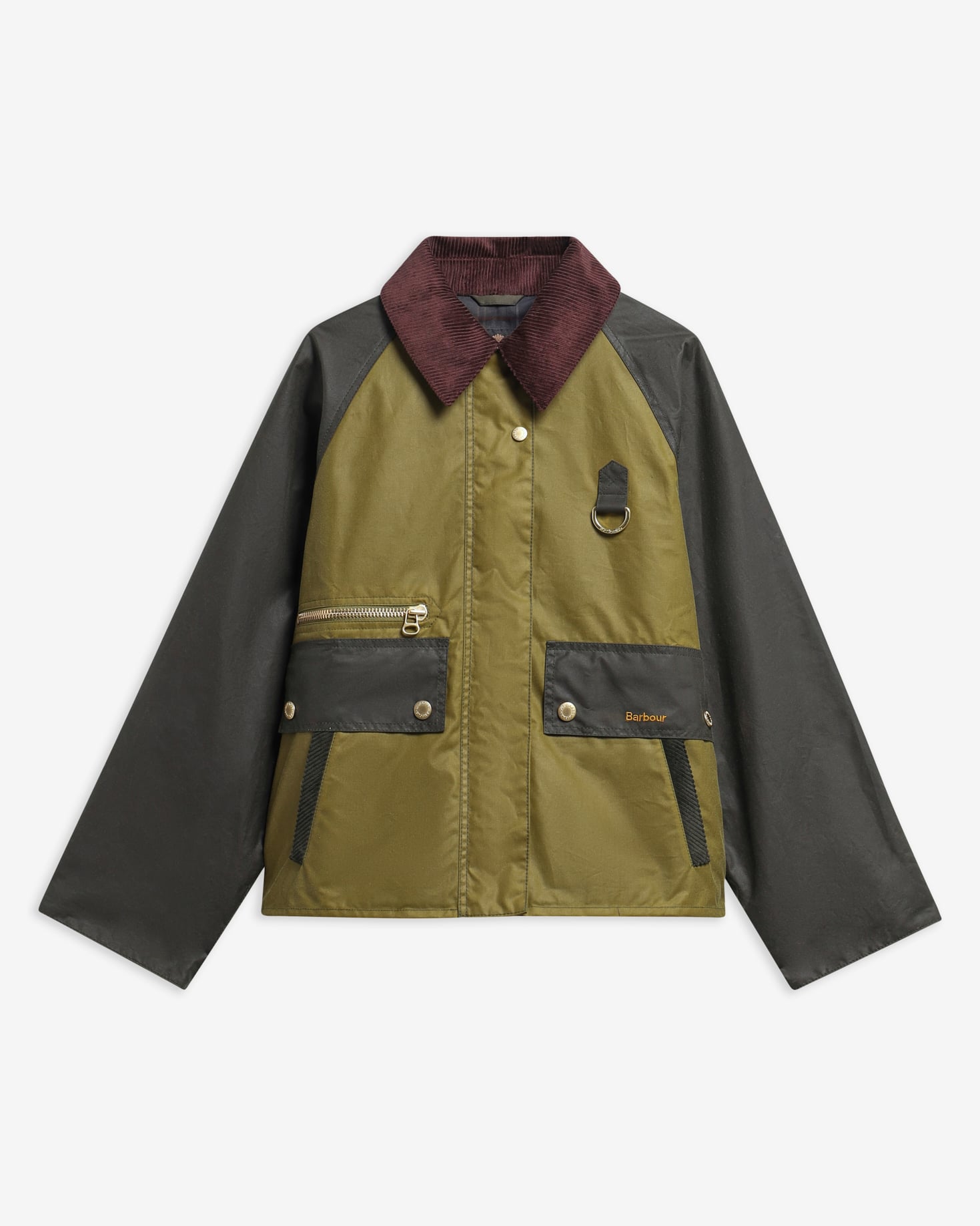 Giacca cerata Cottingham Golden Olive/Fern/Shadow Classic