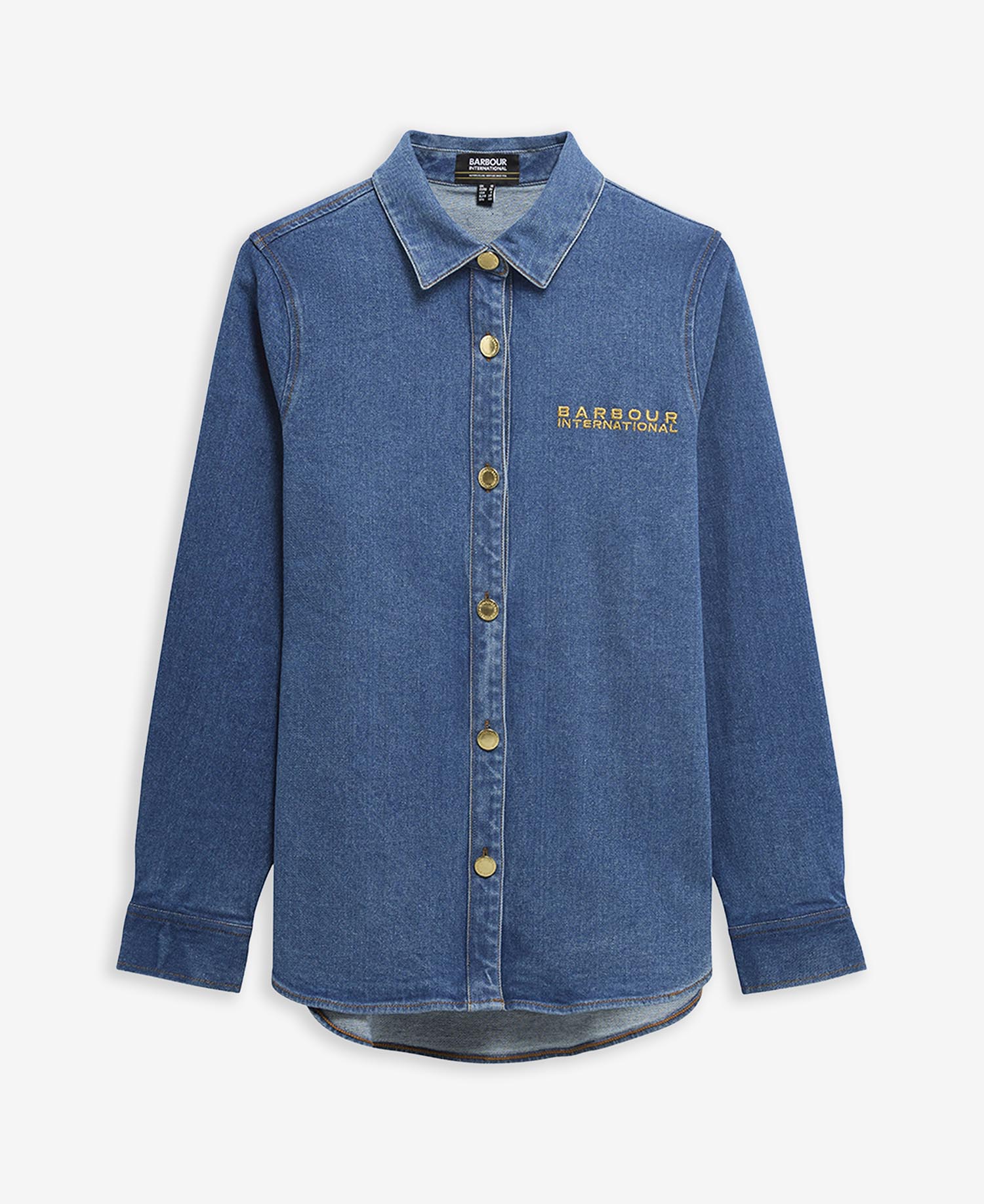 Hemd Seren Oversized Denim Denim Blue