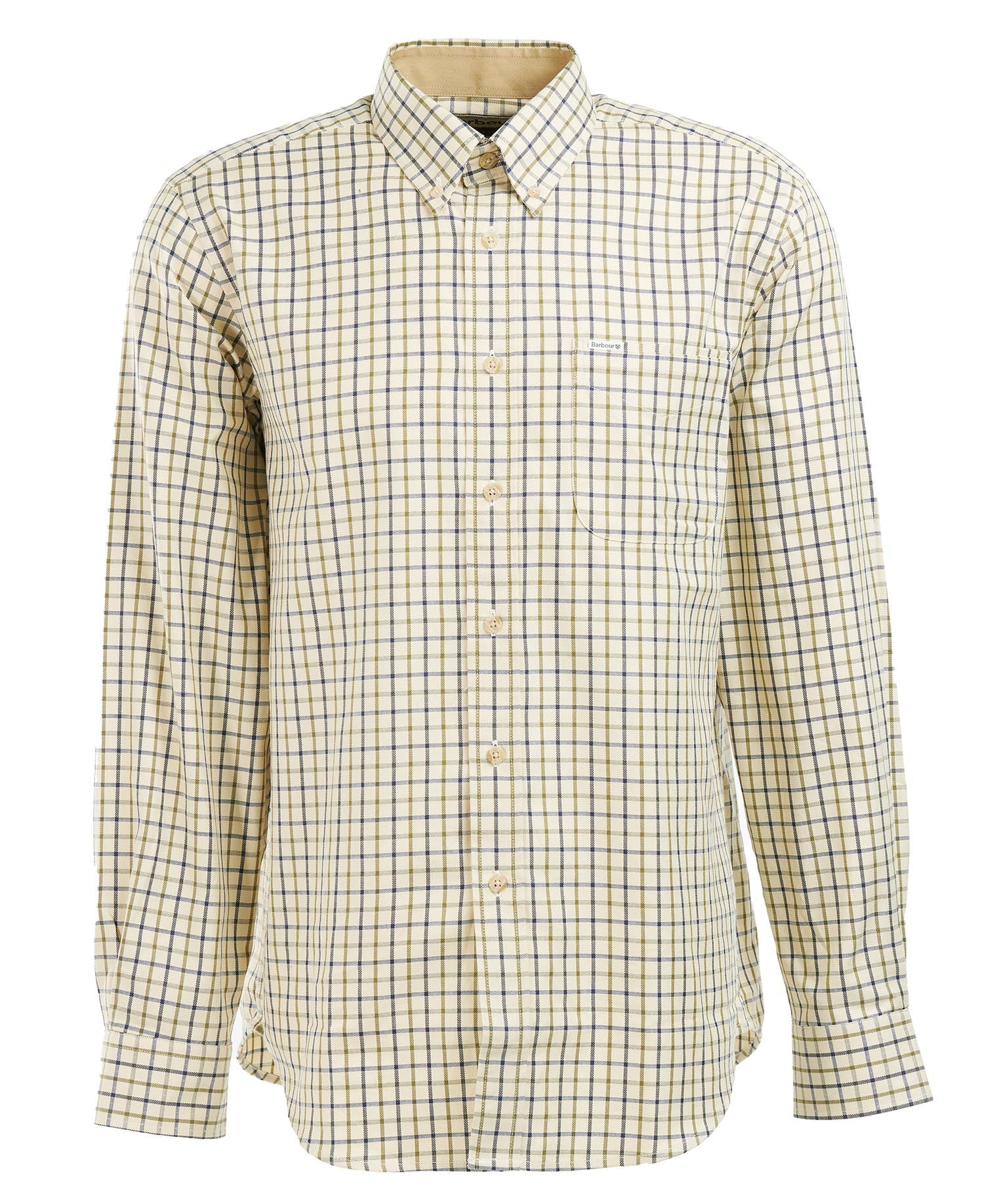 Sporting Regular Long-Sleeved Shirt Navy-Olive