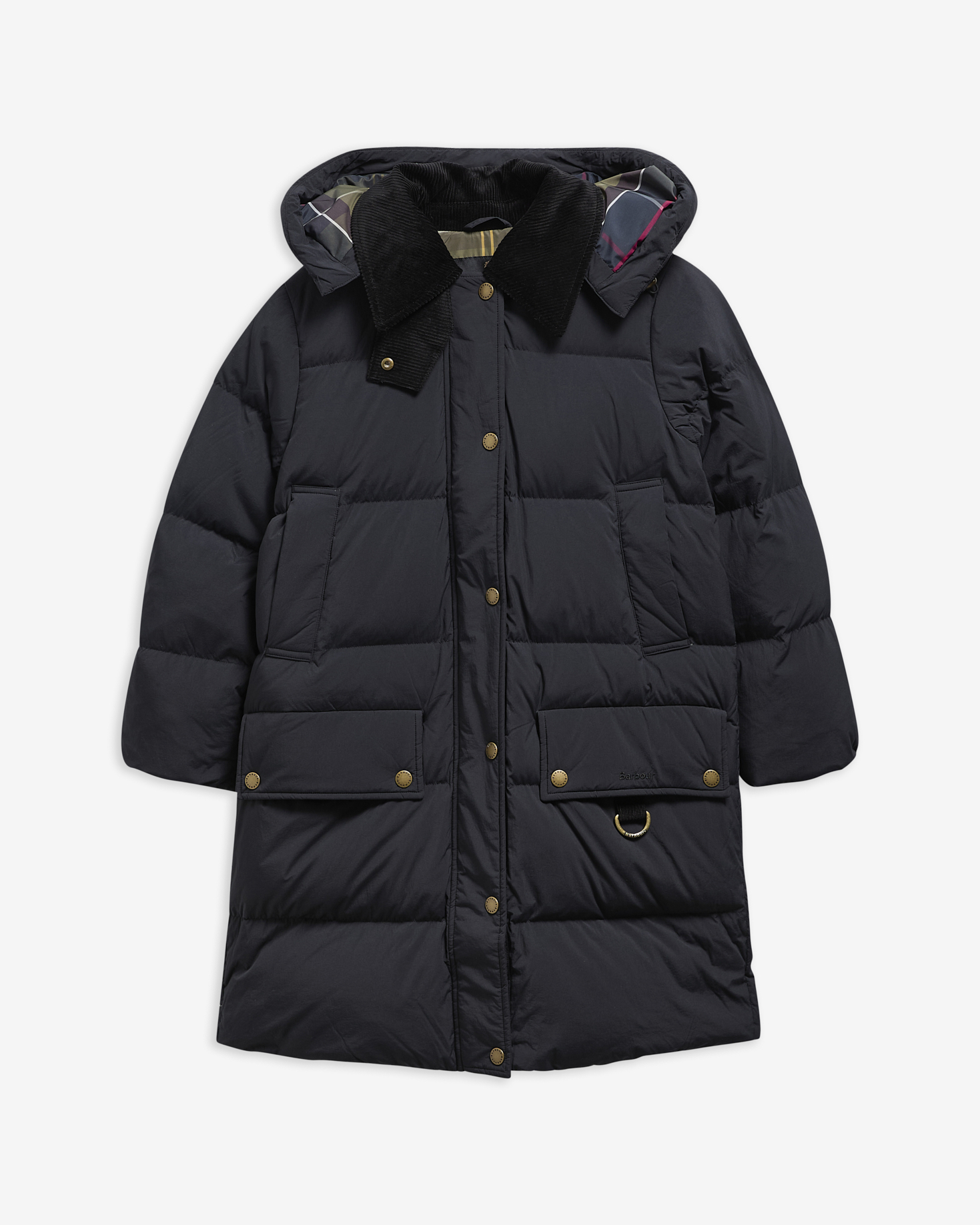 Longline pauline Down Puffer Jacket Black/Classic