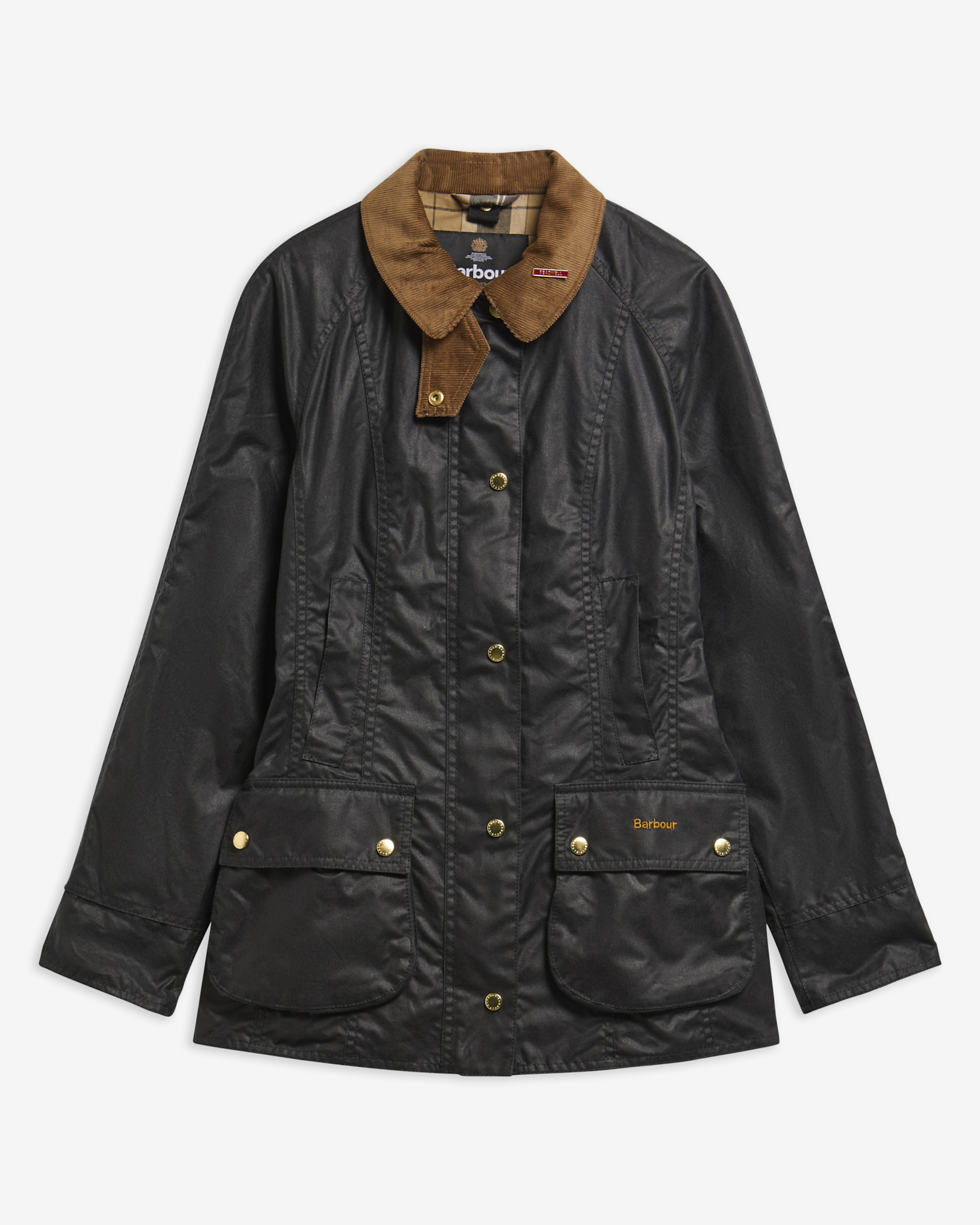 Barbour Wachsjacke Icons Beadnell Navy/Birchwood