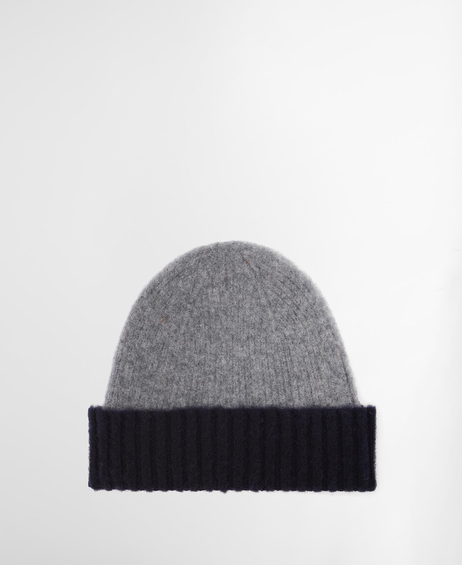Barbour Woll-Beanie Scottish Angus Grey/Navy