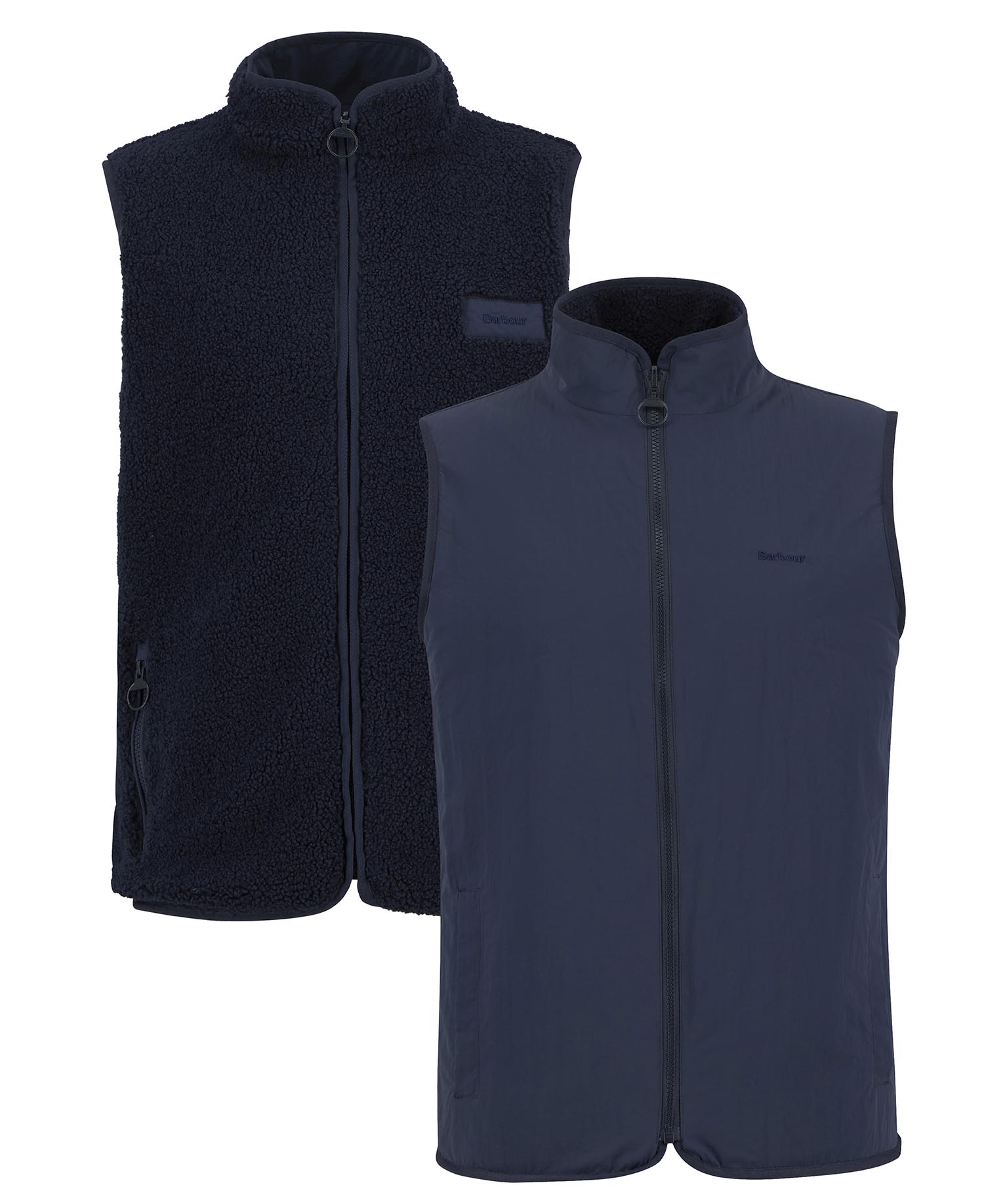 Barbour Fleeceweste Reversible Navy
