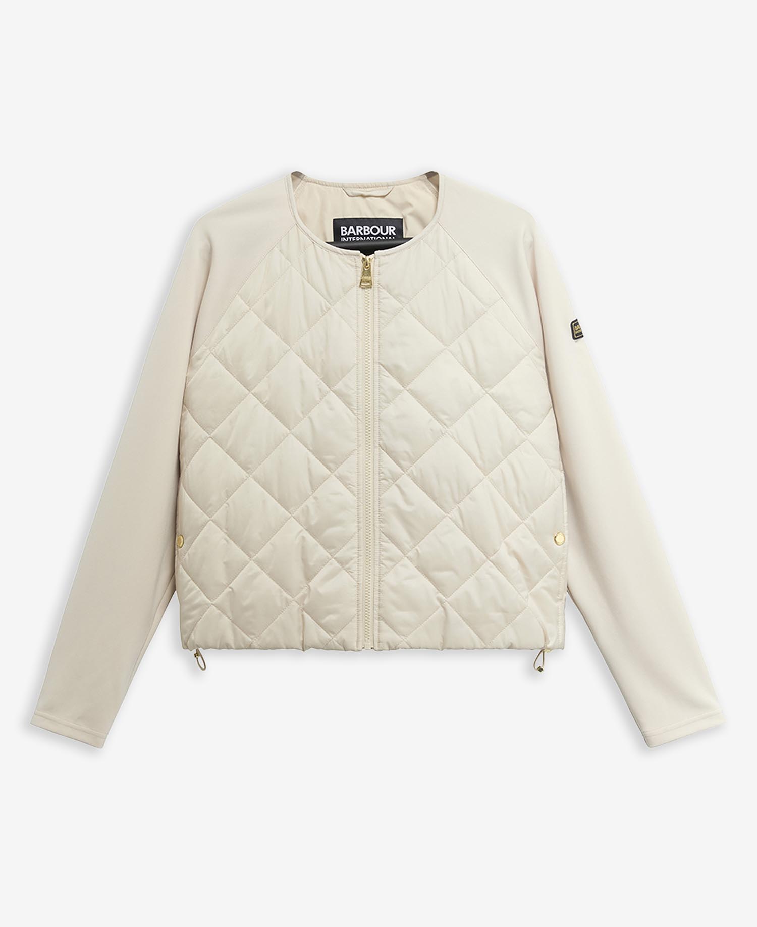 Seren Quilted Sweat Oyster