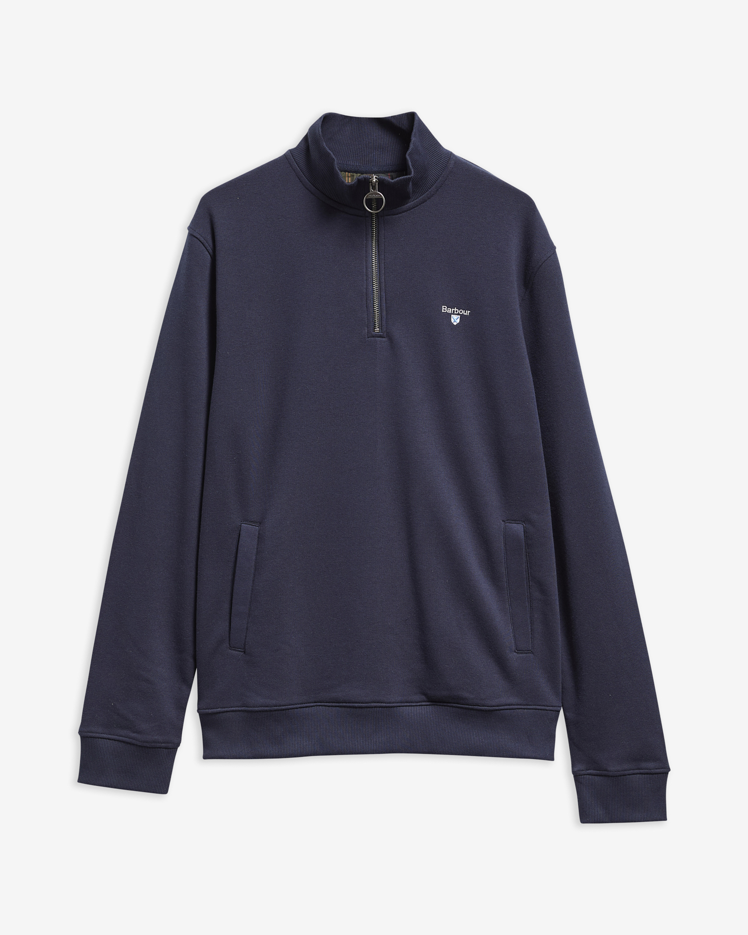 Barbour Sweatshirt Desmond Half-Zip Navy