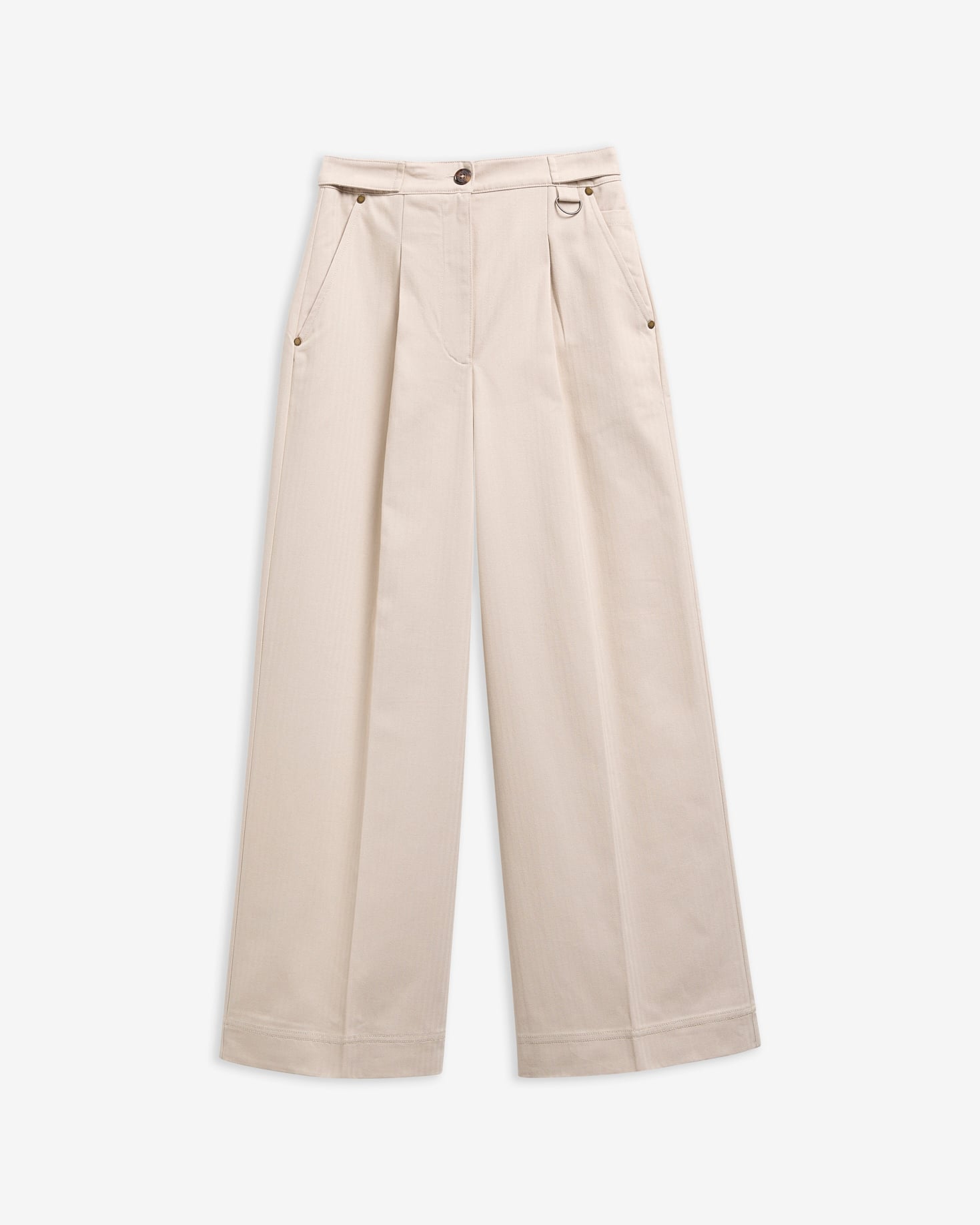 Barbour Hose Annette Wide-Leg Mist